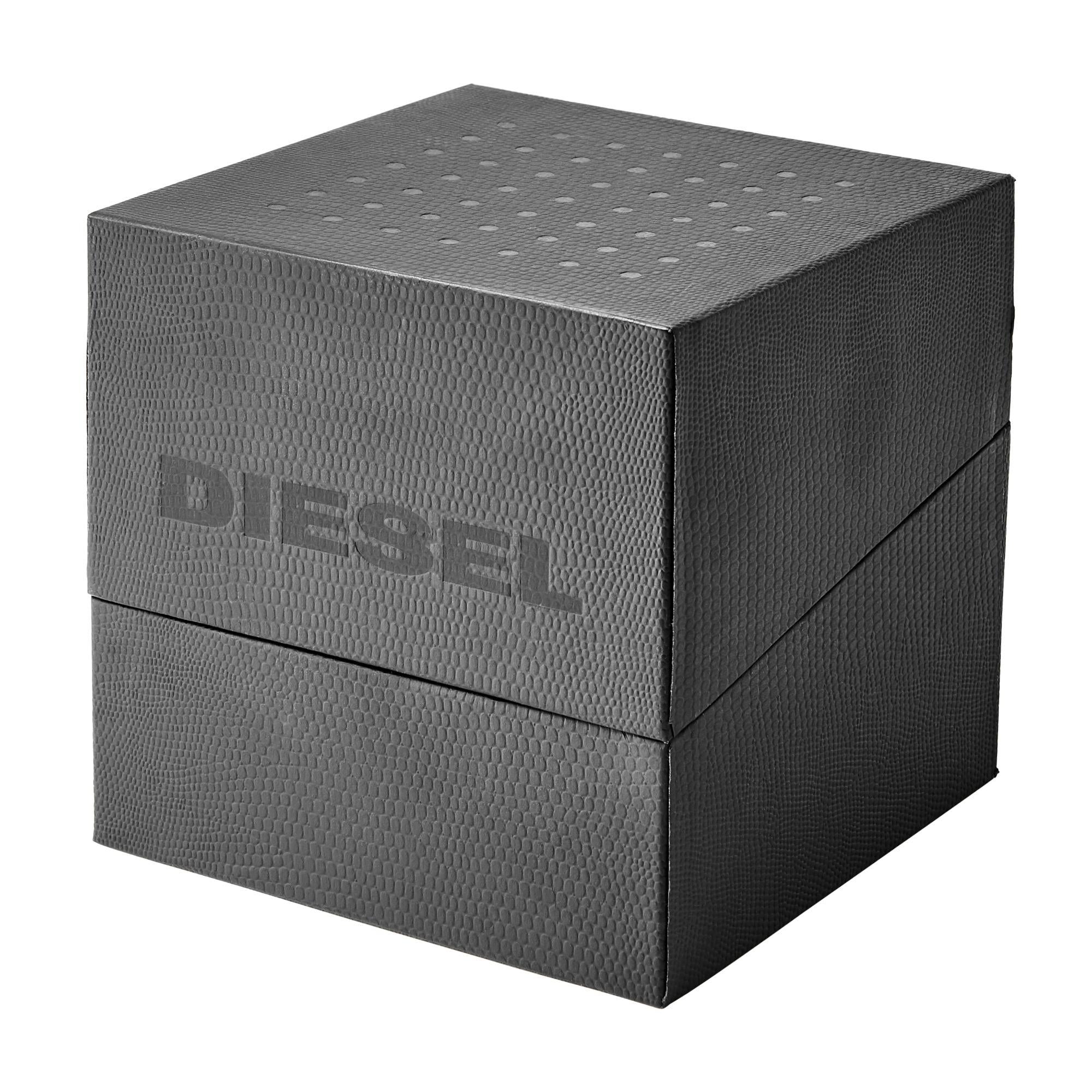 Diesel Mega Chief Chronograph Two-Tone Stainless Steel Black Dial Men's Watch DZ4581