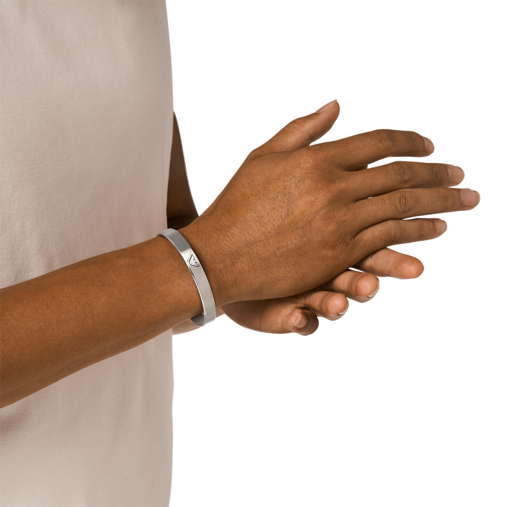 Emporio Armani Stainless Steel Cuff Bracelet Men’s EGS3127040