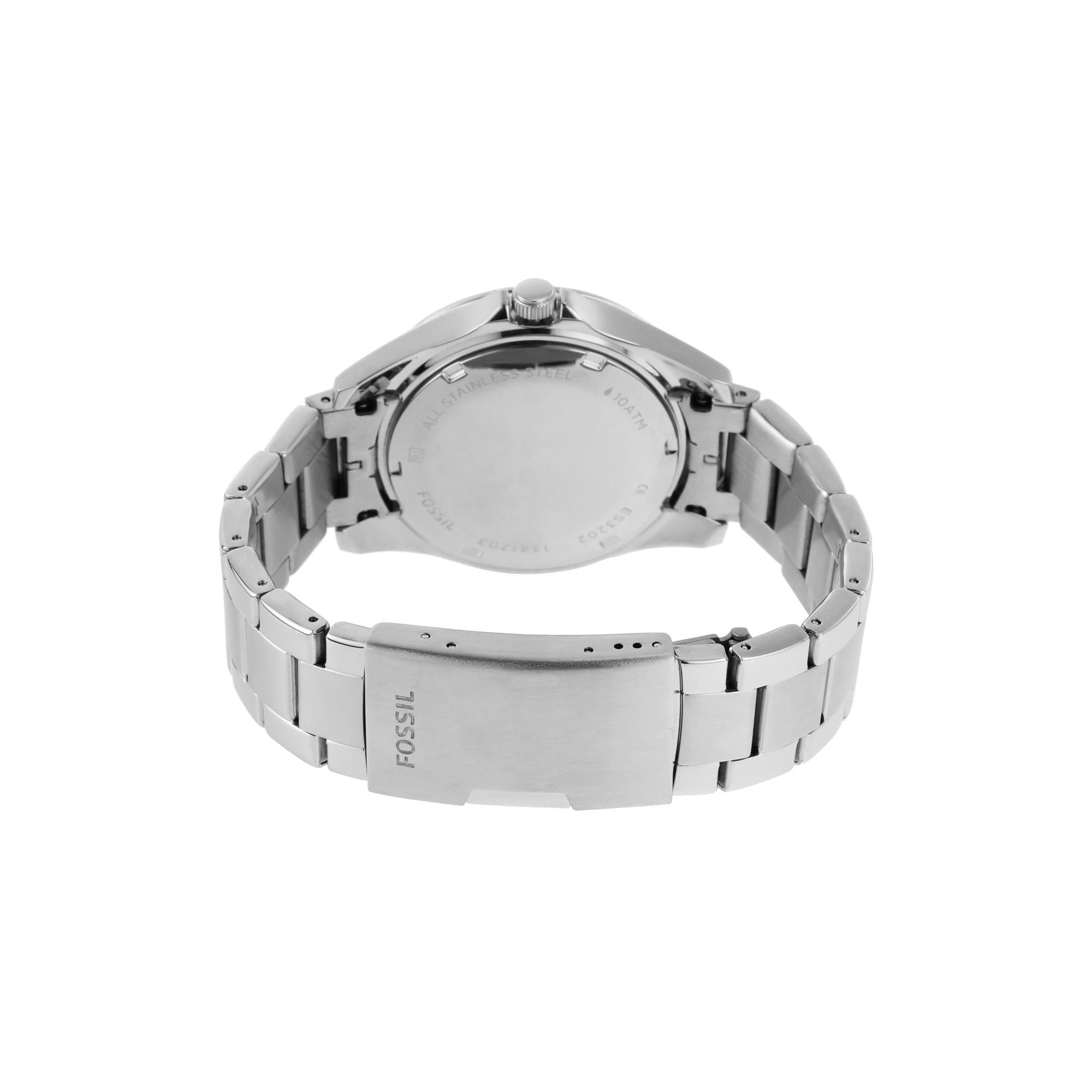 Fossil Riley Multifunction Stainless Steel Silver Dial Women's Watch ES3202