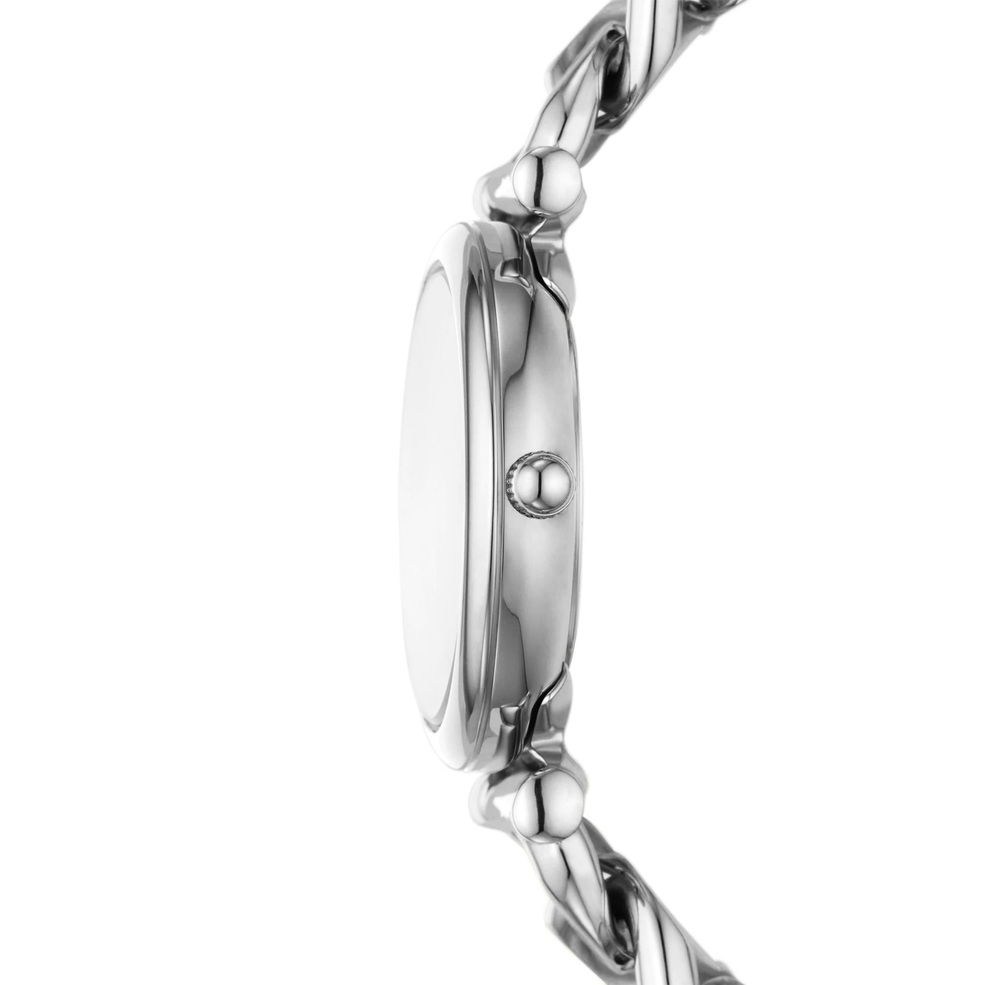 Fossil Carlie Stainless Steel Silver Dial Women's Watch ES5331