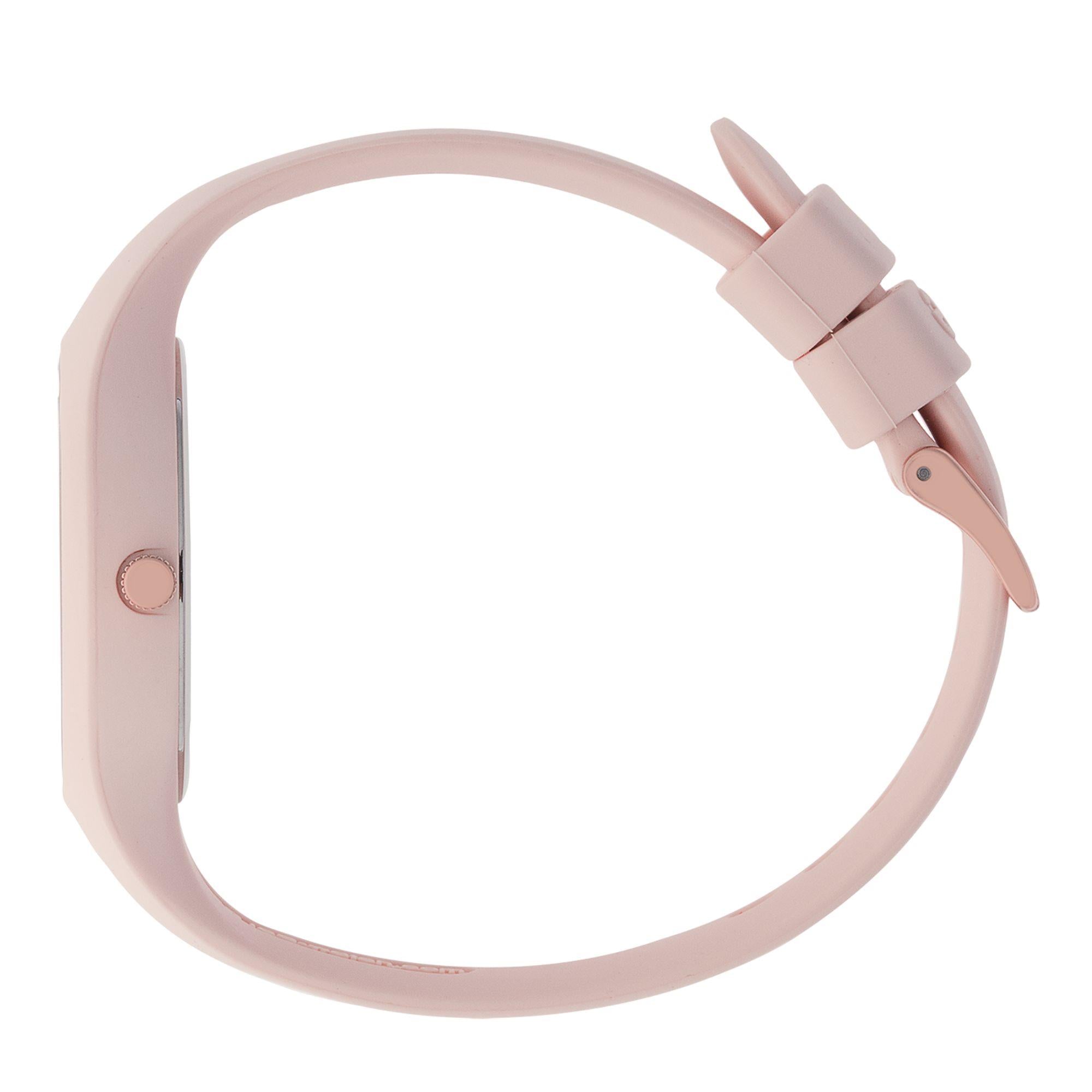 ICE Watch ICE Glam Colour Pink Dial Silicone Strap Watch 015330