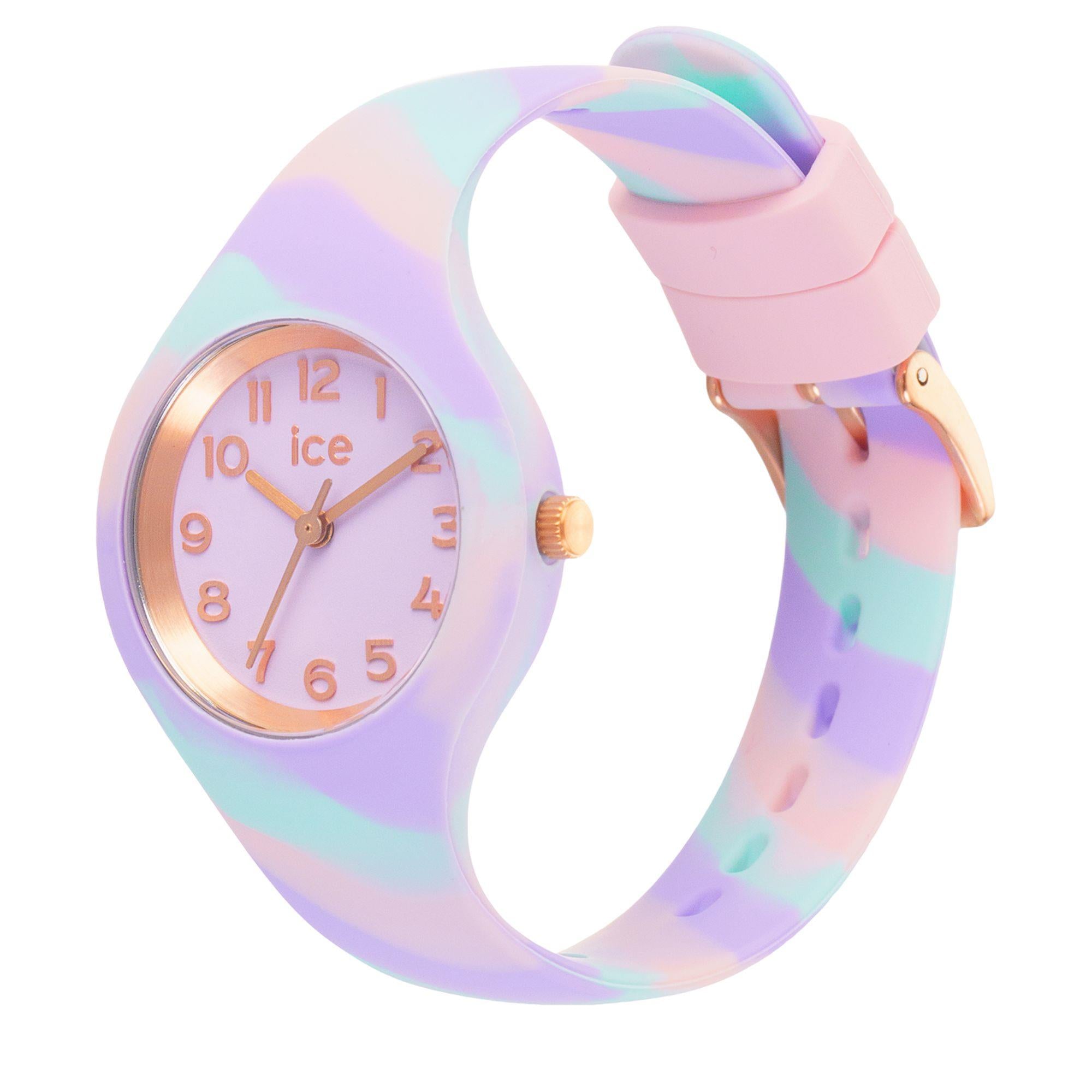 ICE Watch ICE Tie & Dye Rainbow Dial Silicone Strap Watch 021010