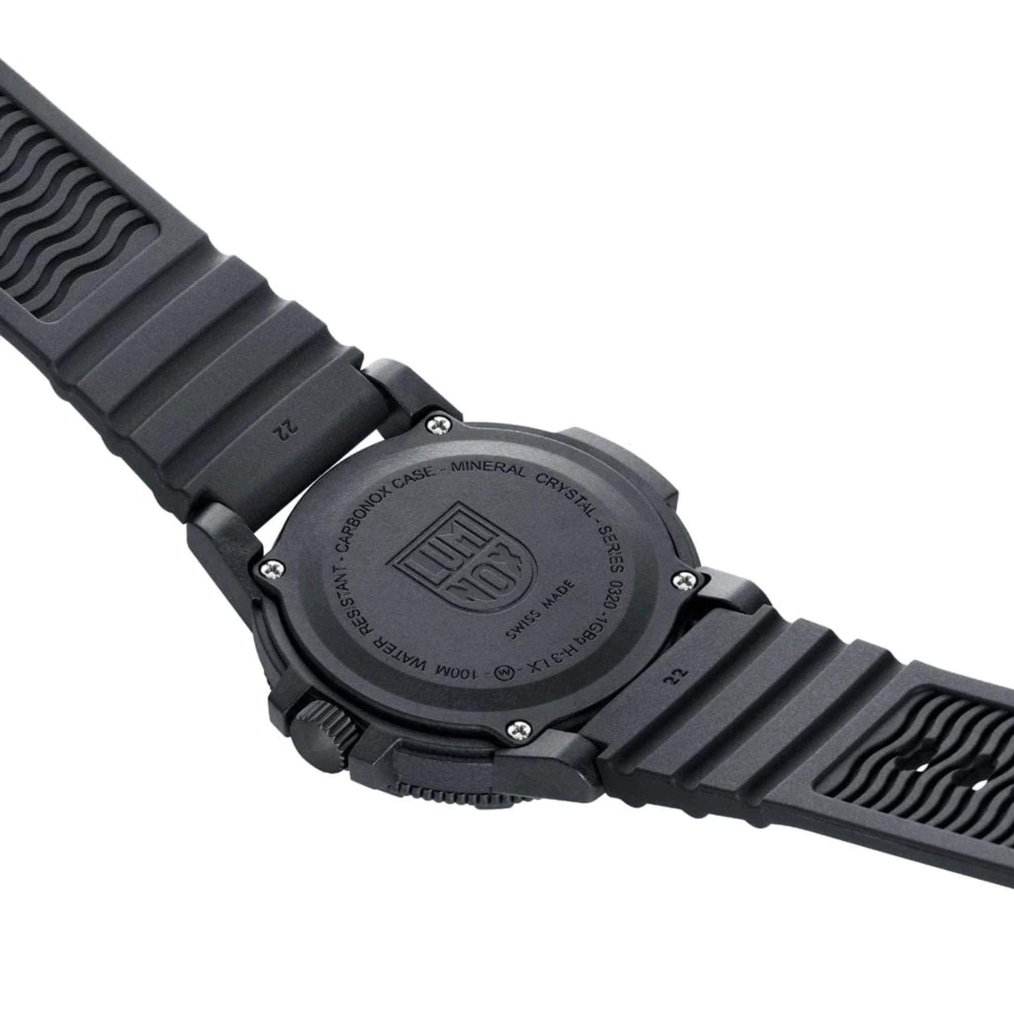 Luminox Leatherback SEA Turtle Giant Black Dial PU Strap Men’s Watch XS.0330
