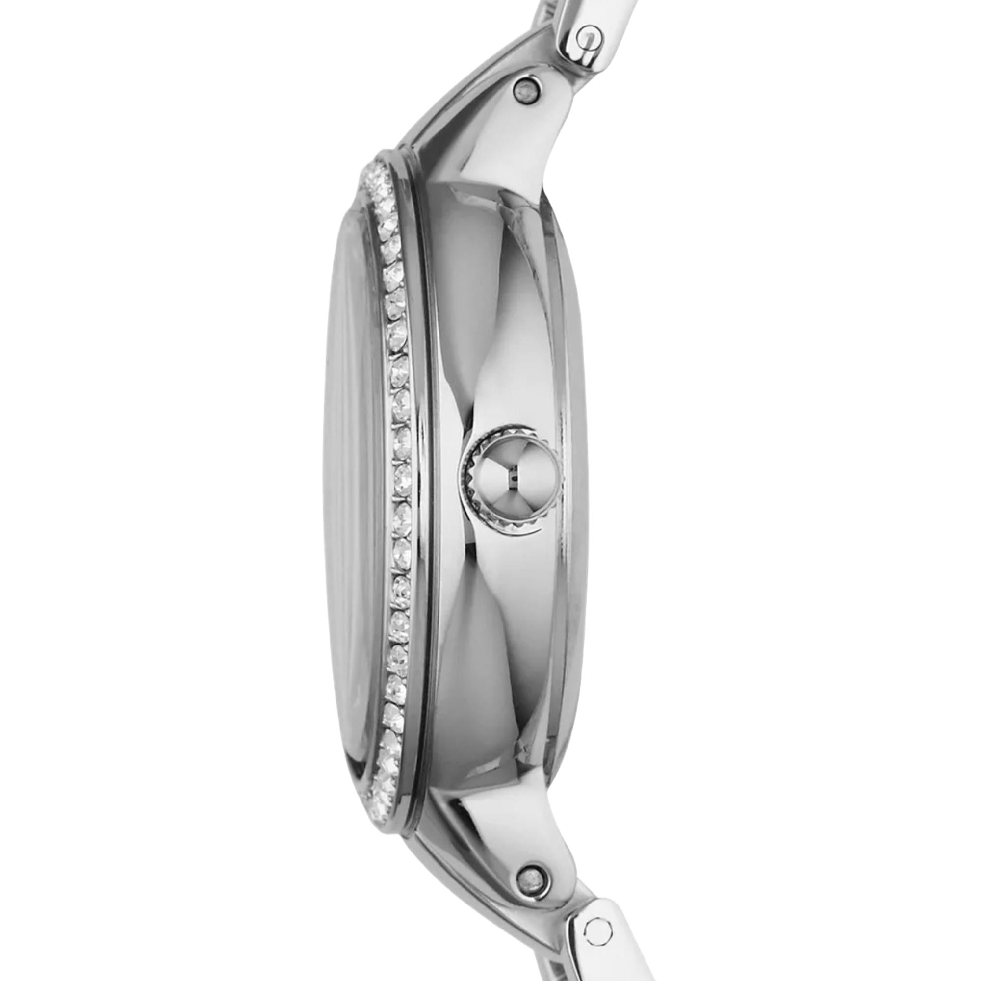 Fossil Virginia Stainless Steel Strap Silver Dial Women’s Watch ES3282