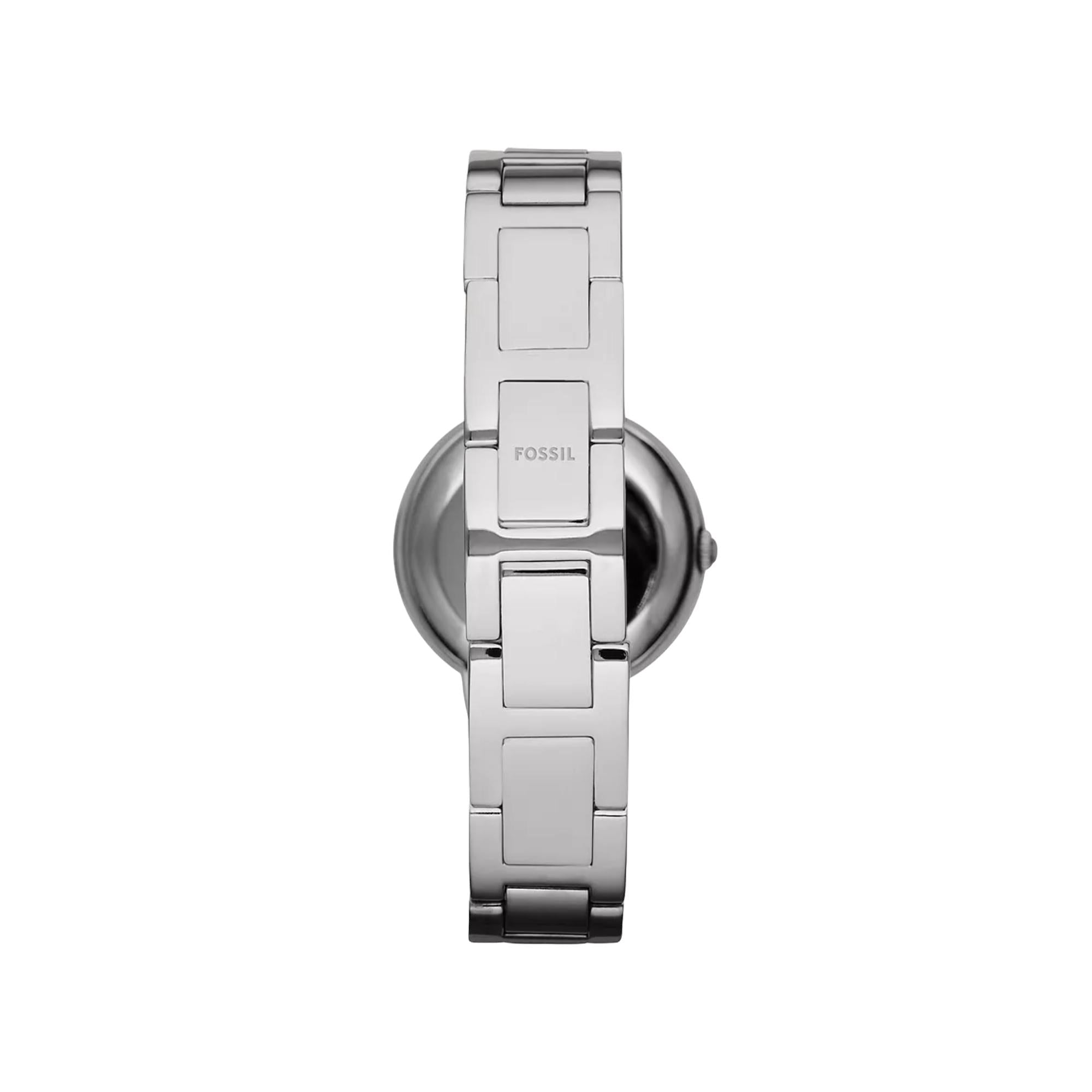 Fossil Virginia Stainless Steel Strap Silver Dial Women’s Watch ES3282