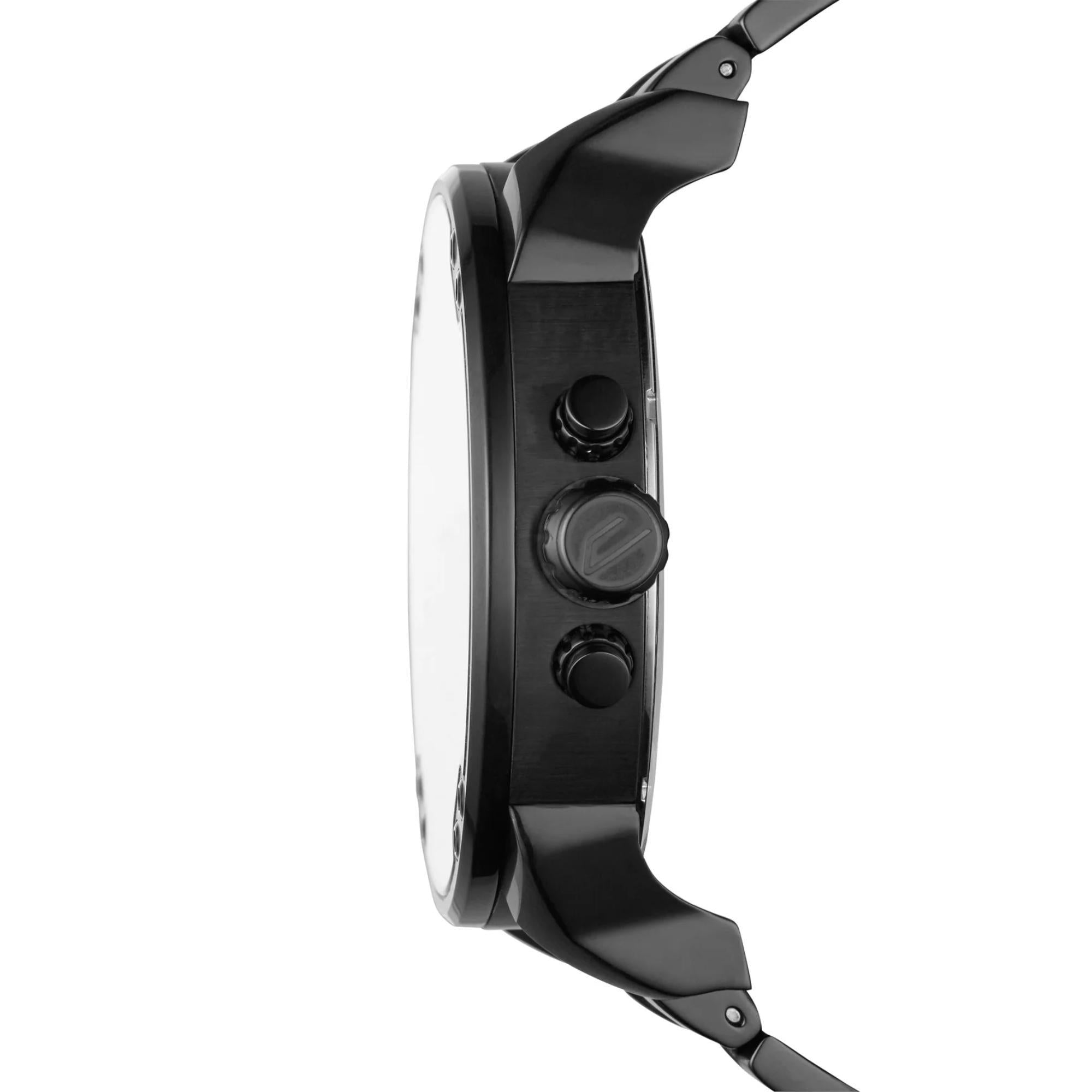 Diesel Mr.Daddy 2.0 Chronograph Black Dial Steel Strap Watch DZ7395