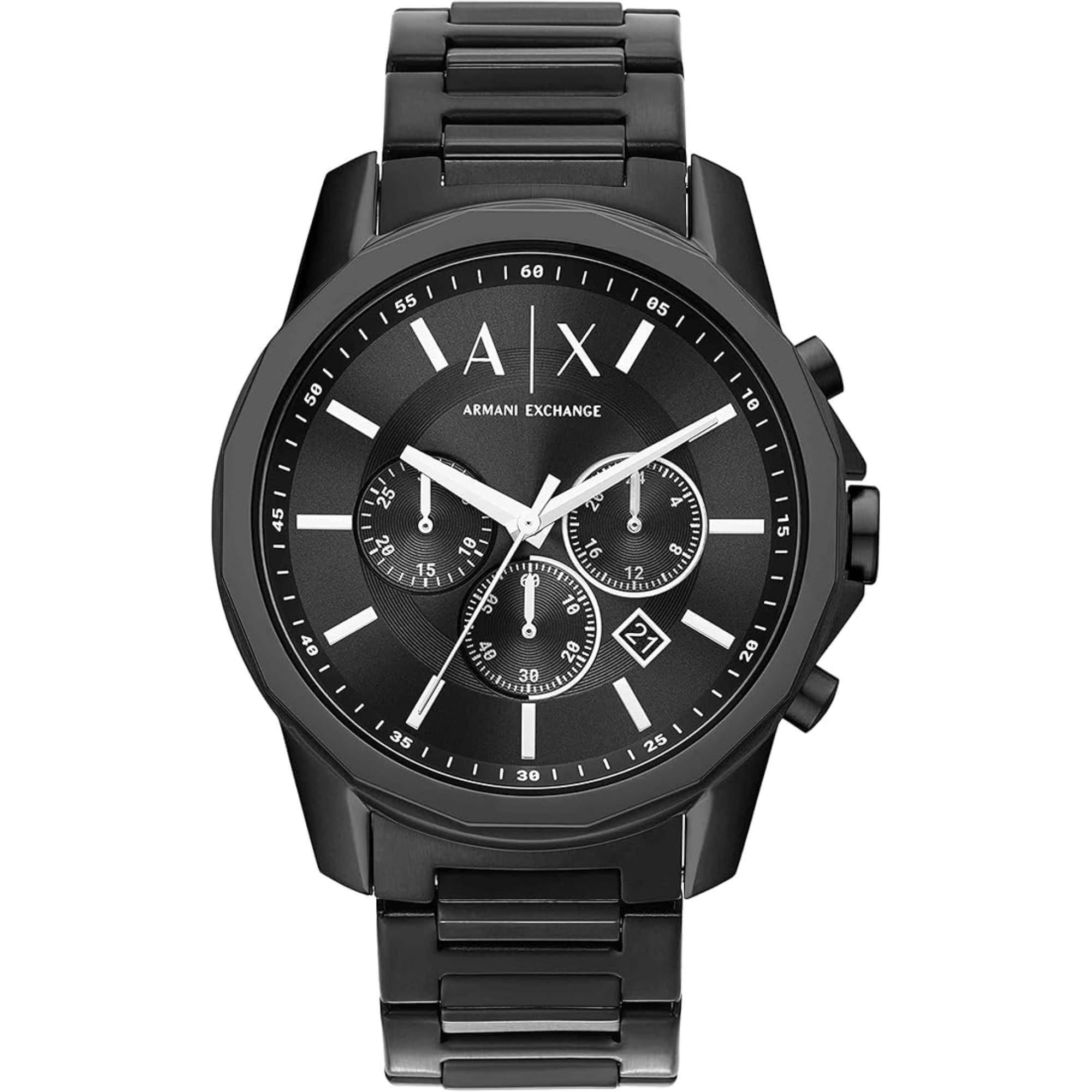 Armani Exchange Chronograph Black Stainless Steel Black Dial Men's Watch AX1722