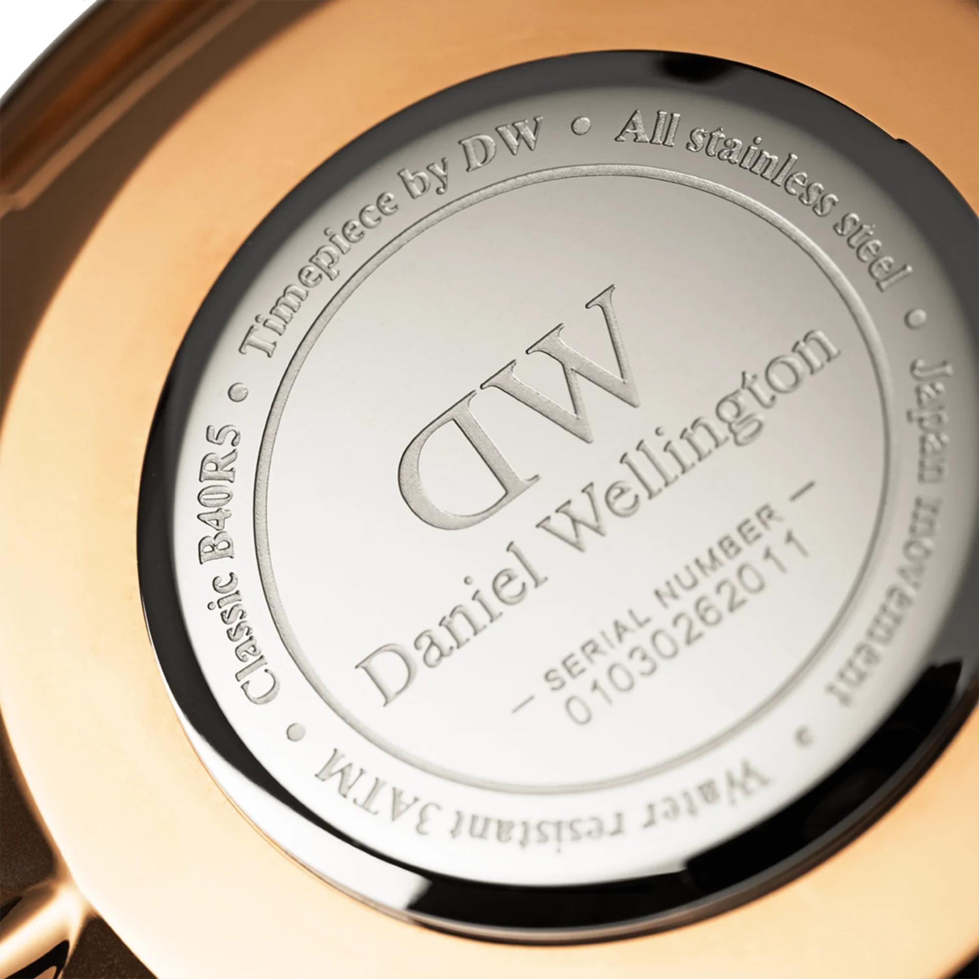 Daniel Wellington Classic Bristol Rose Gold White Dial Men’s Watch DW00100039