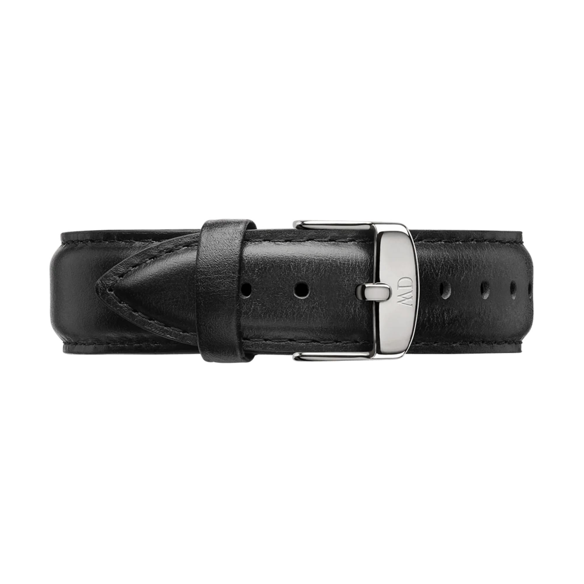 Daniel Wellington Classic Sheffield Silver White Dial Leather Strap Unisex Watch DW00100053