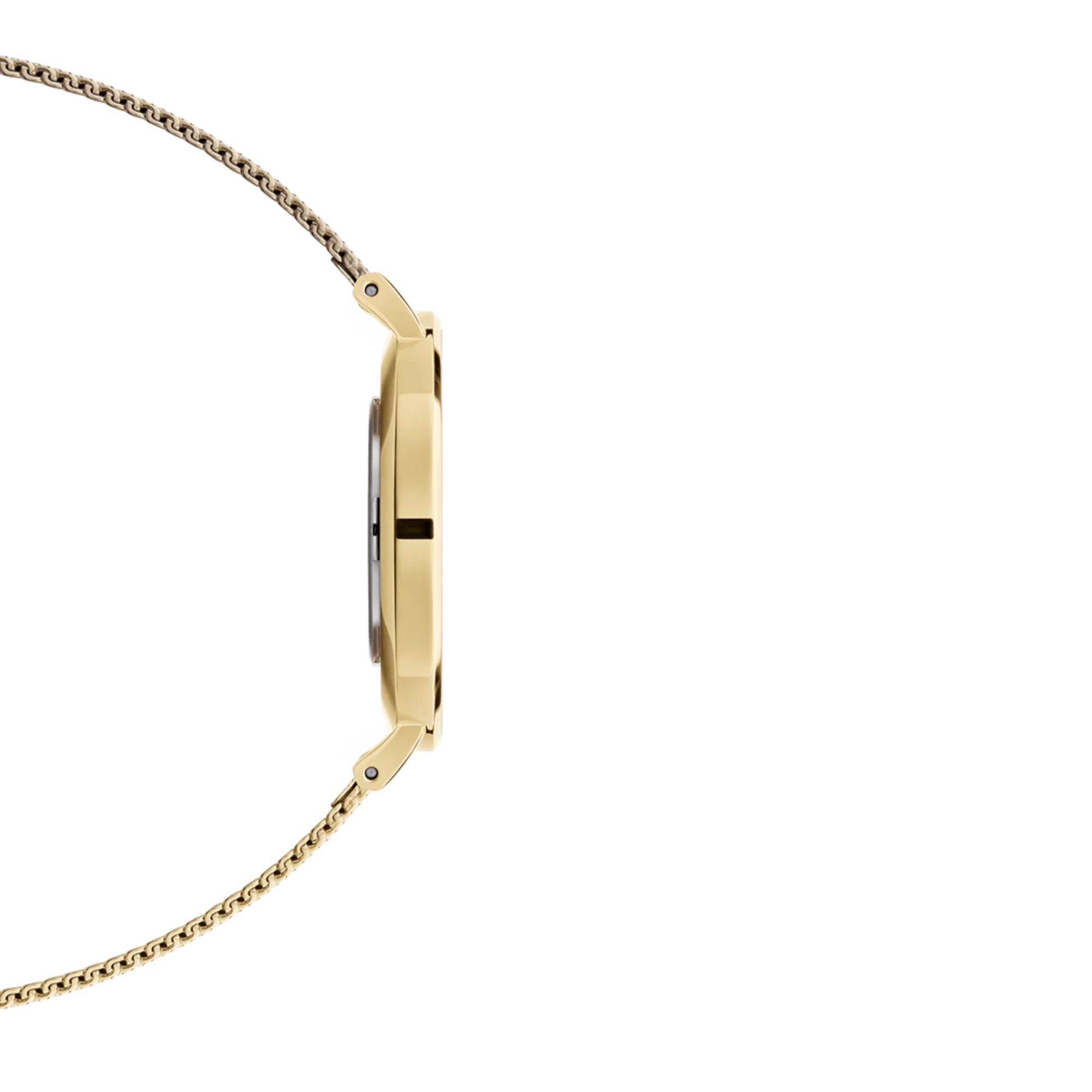 Daniel Wellington Petite Evergold G White Dial Stainless Steel Strap Women’s Watch DW00100350