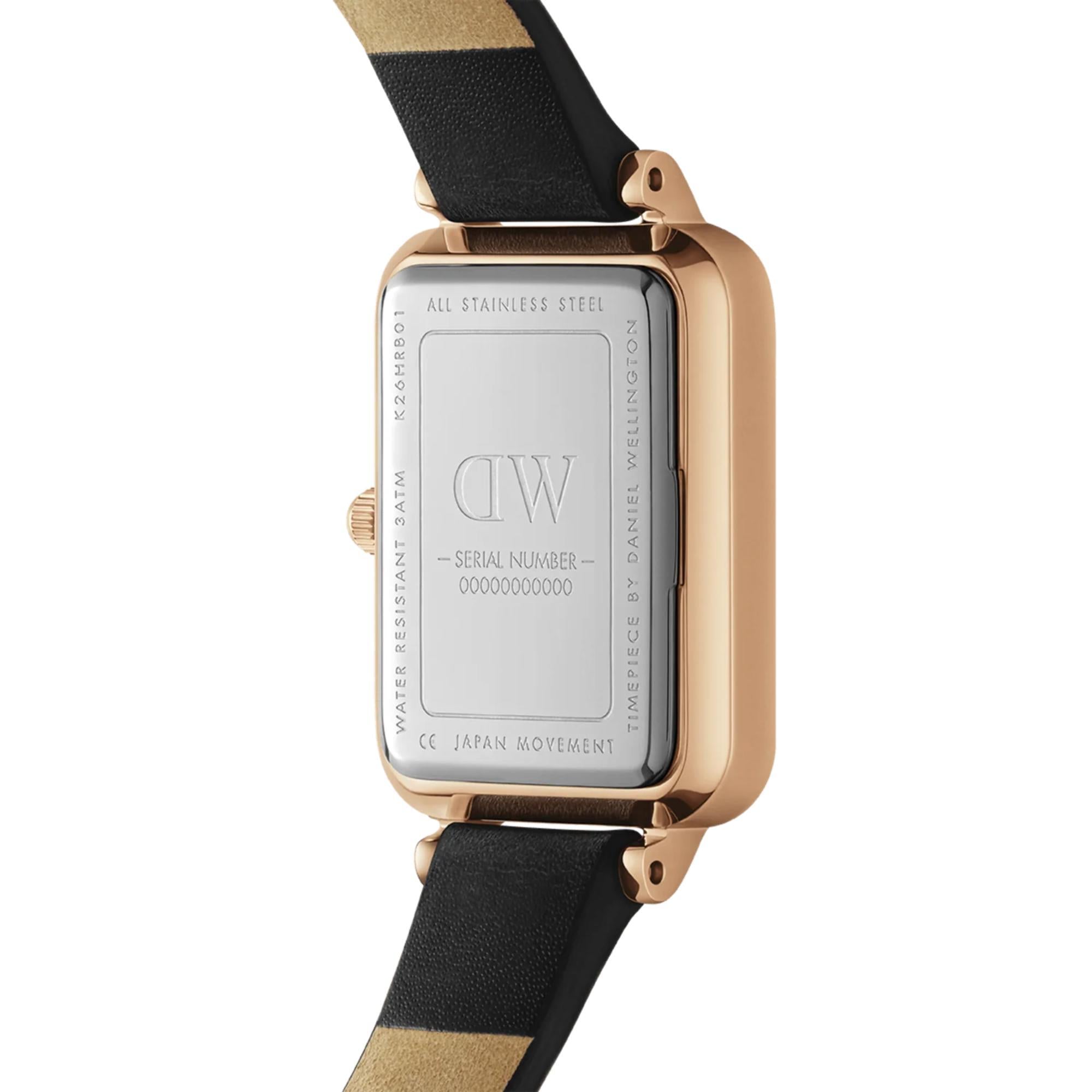 Daniel Wellington Quadro Pressed Sheffield White Dial Women’s Watch DW00100434