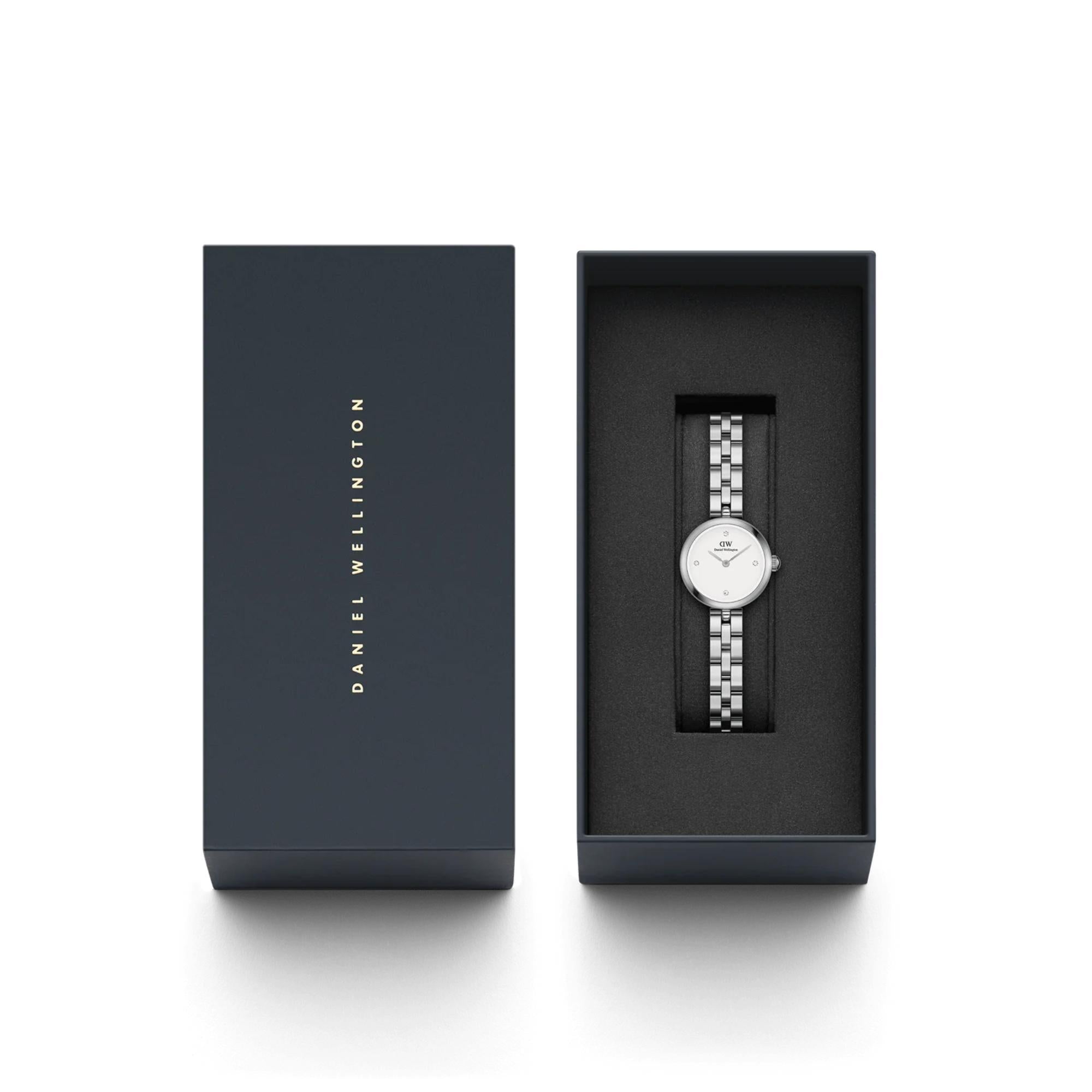Daniel Wellington Elan 22mm White Dial Steel Ladies Quartz Watch DW00100716