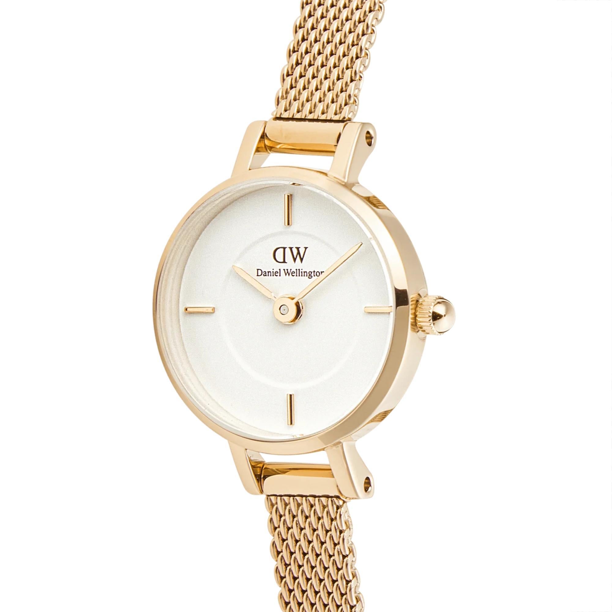 Daniel Wellington Petite Mini Evergold G White Dial Stainless Steel Women’s Watch DW00100745