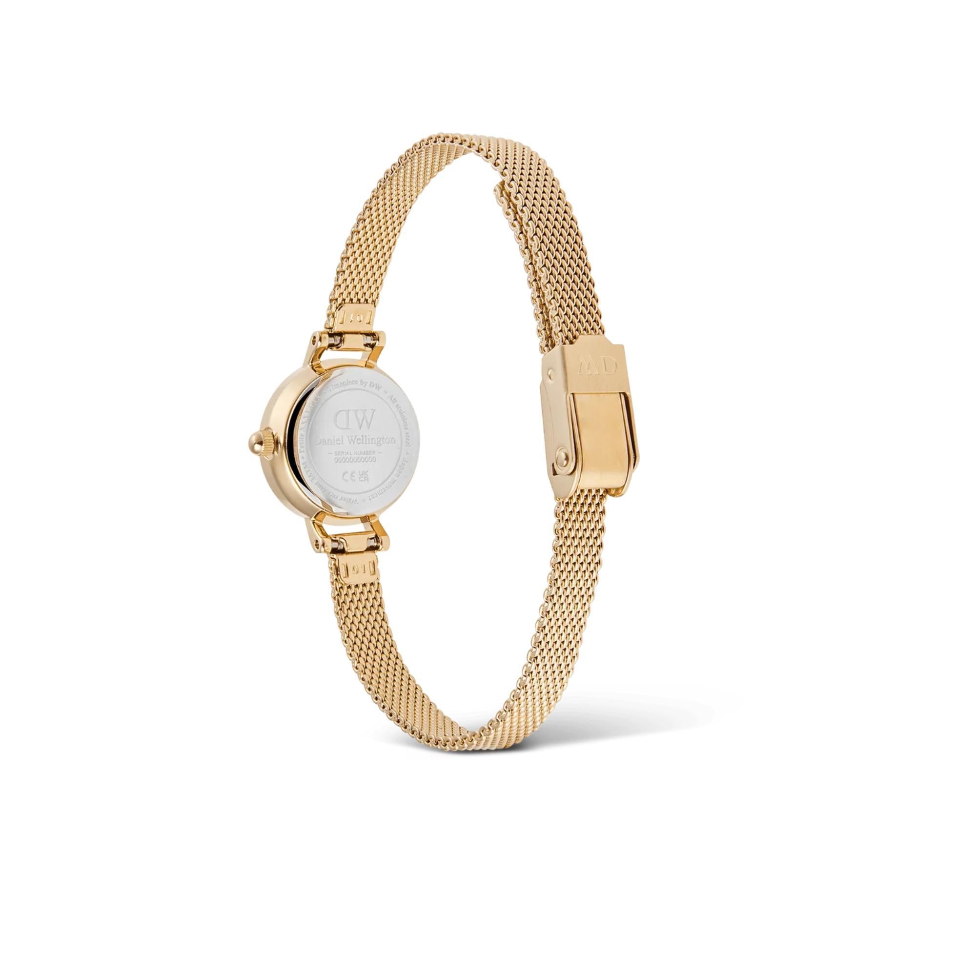 Daniel Wellington Petite Mini Evergold G White Dial Stainless Steel Women’s Watch DW00100745