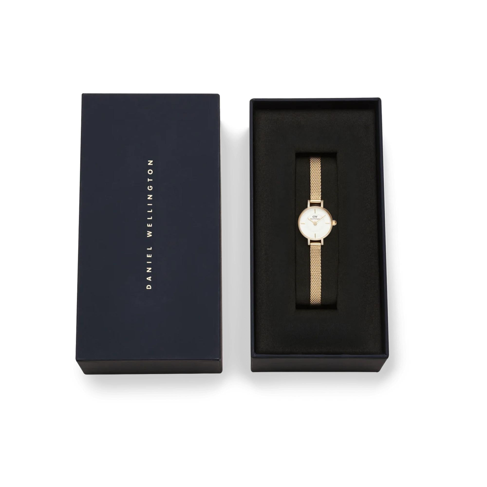 Daniel Wellington Petite Mini Evergold G White Dial Stainless Steel Women’s Watch DW00100745