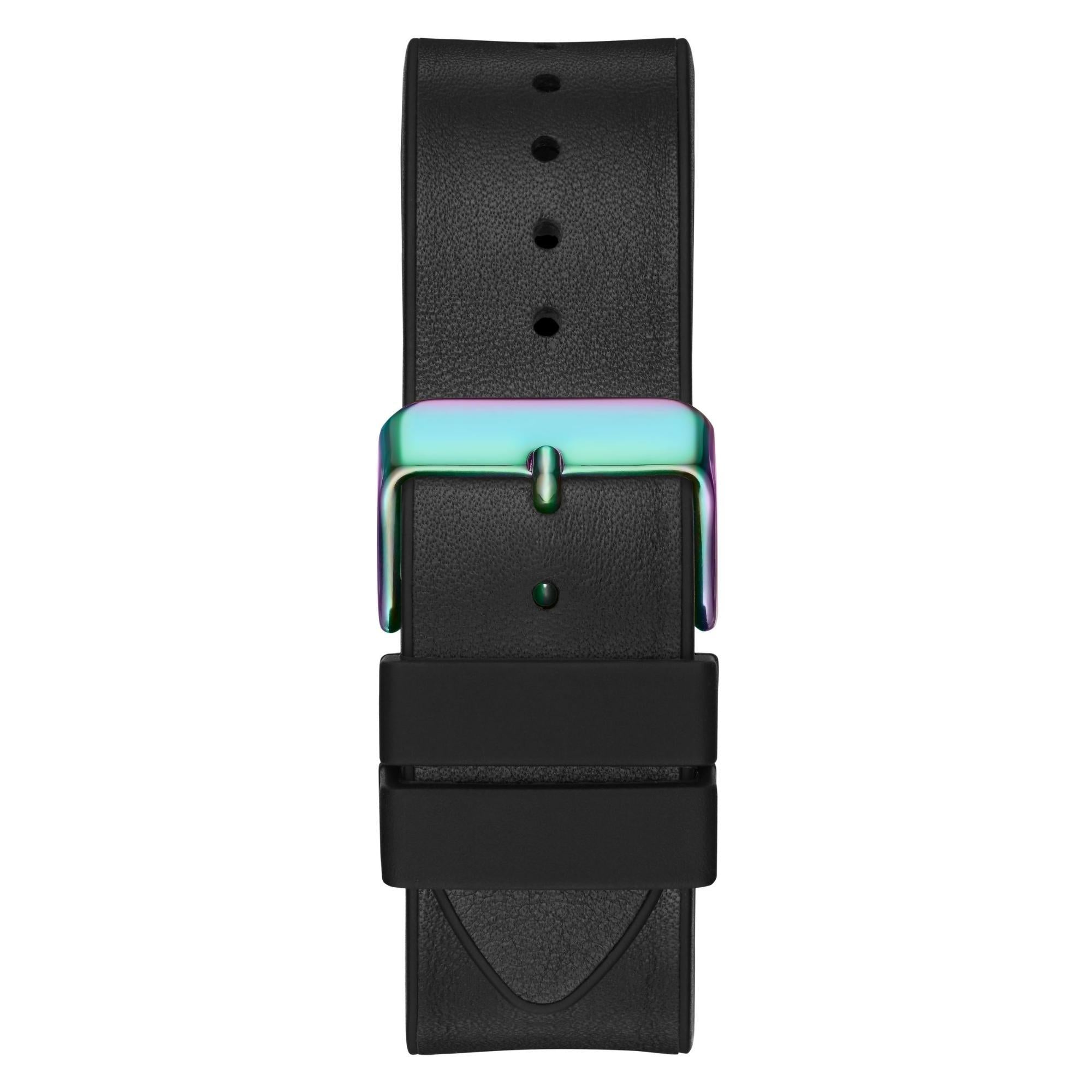 GUESS Multifunction Two-Tone Stainless Steel Black Dial Men’s Watch GW0202G5