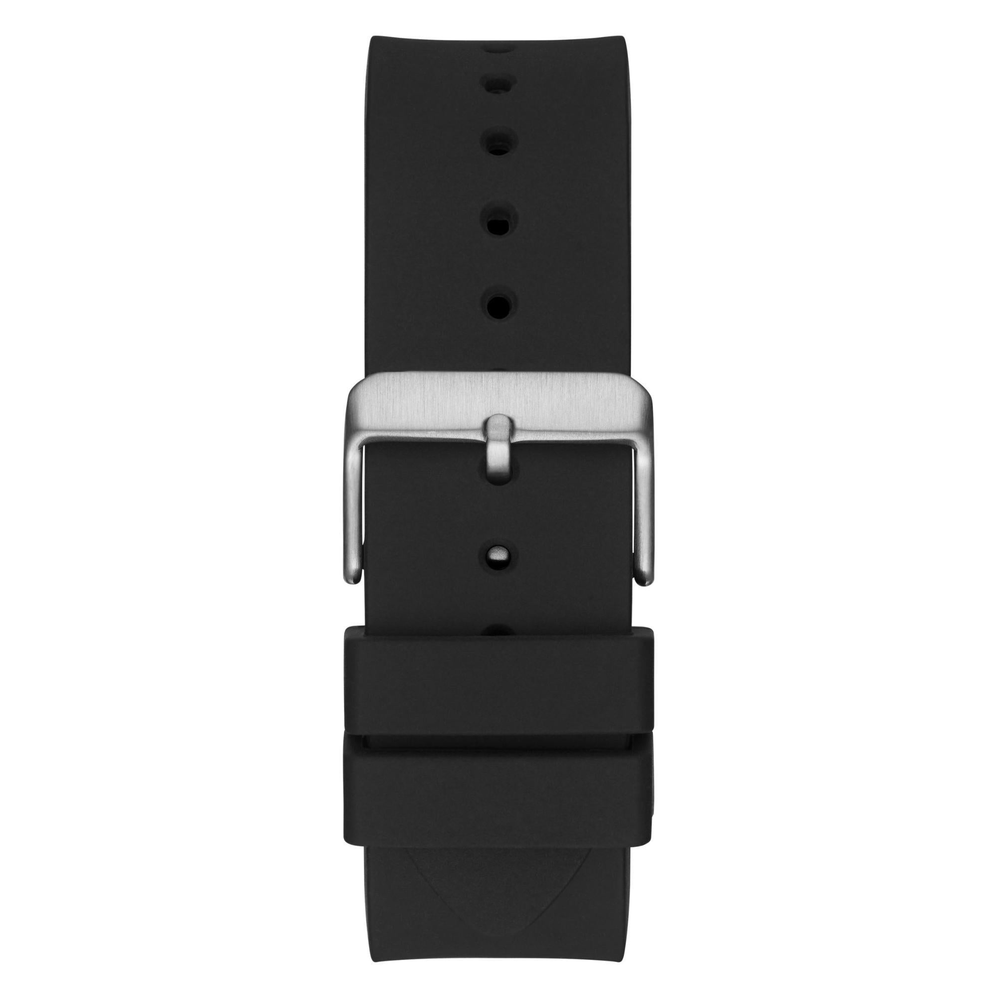GUESS Multifunction with Stainless Steel Strap Black Dial Men’s Watch GW0203G3