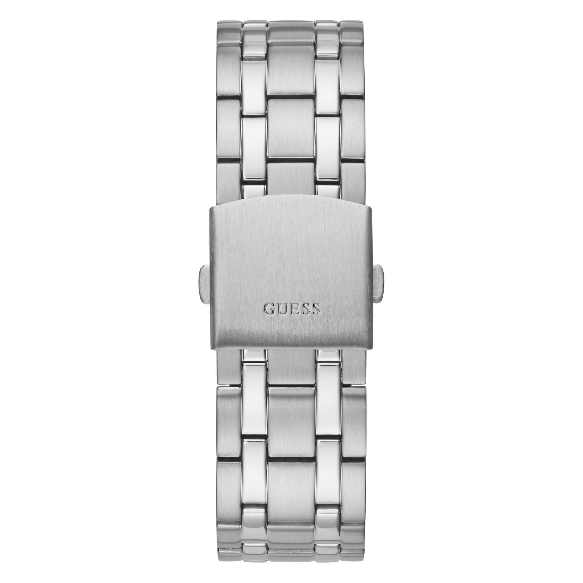 GUESS Multifunction Black Dial Stainless Steel Strap Men’s Watch GW0260G1