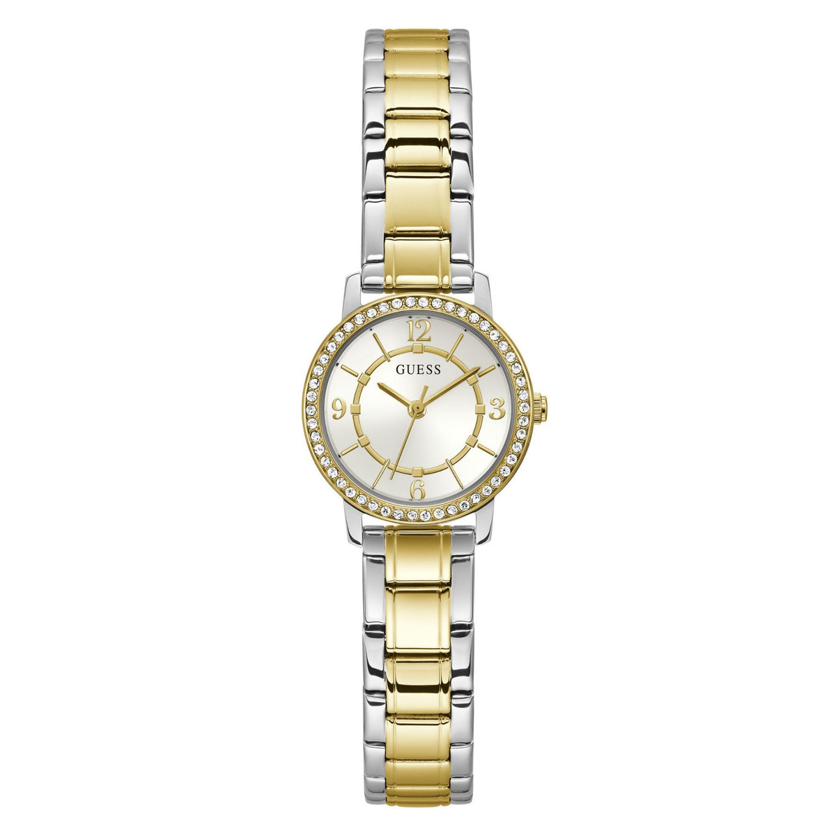 GUESS Ladies Silver/Gold Tone Two-Tone Stainless Steel Strap  display picture 1