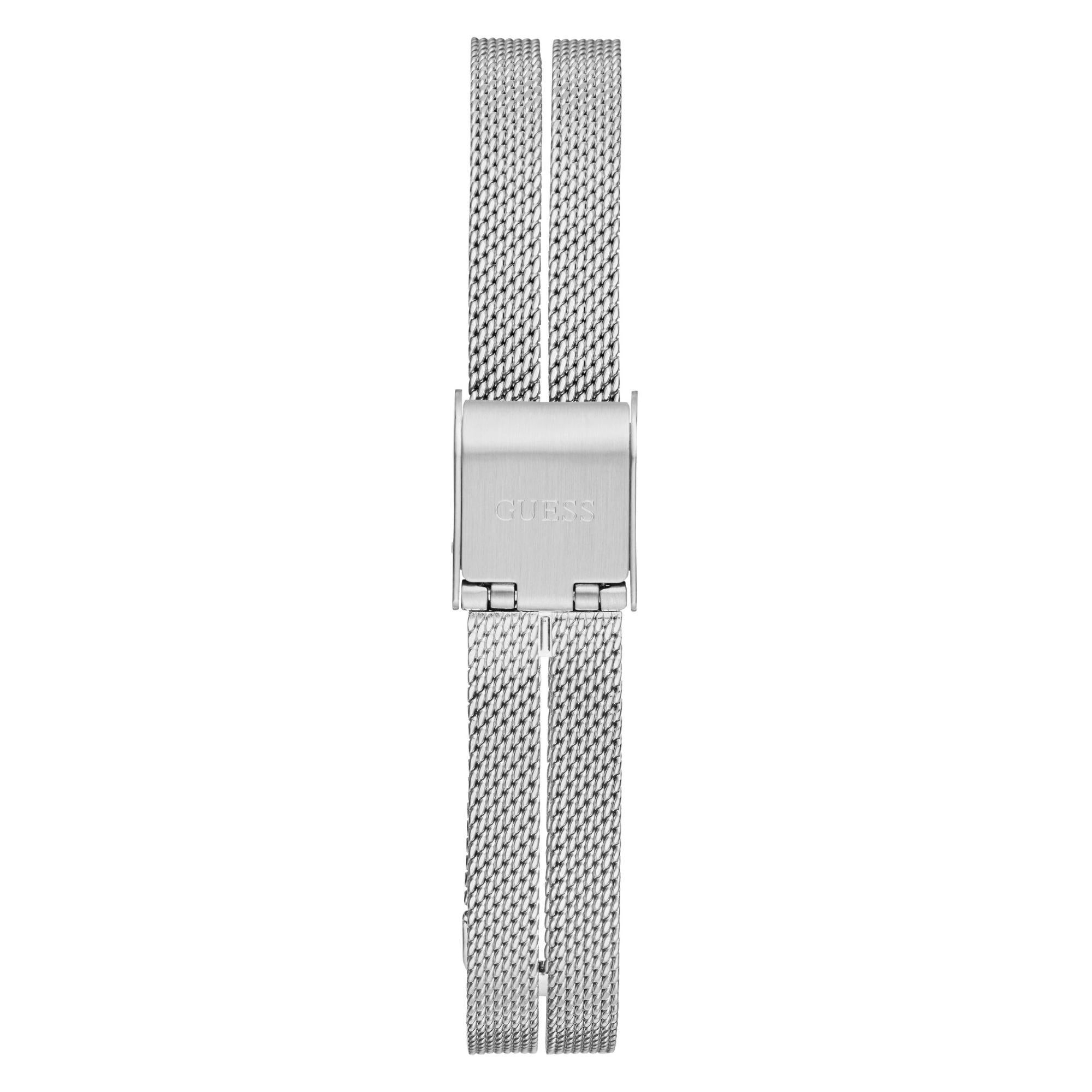 GUESS Ladies Array Mother of Pearl Dial Stainless Steel Strap Watch GW0471L1