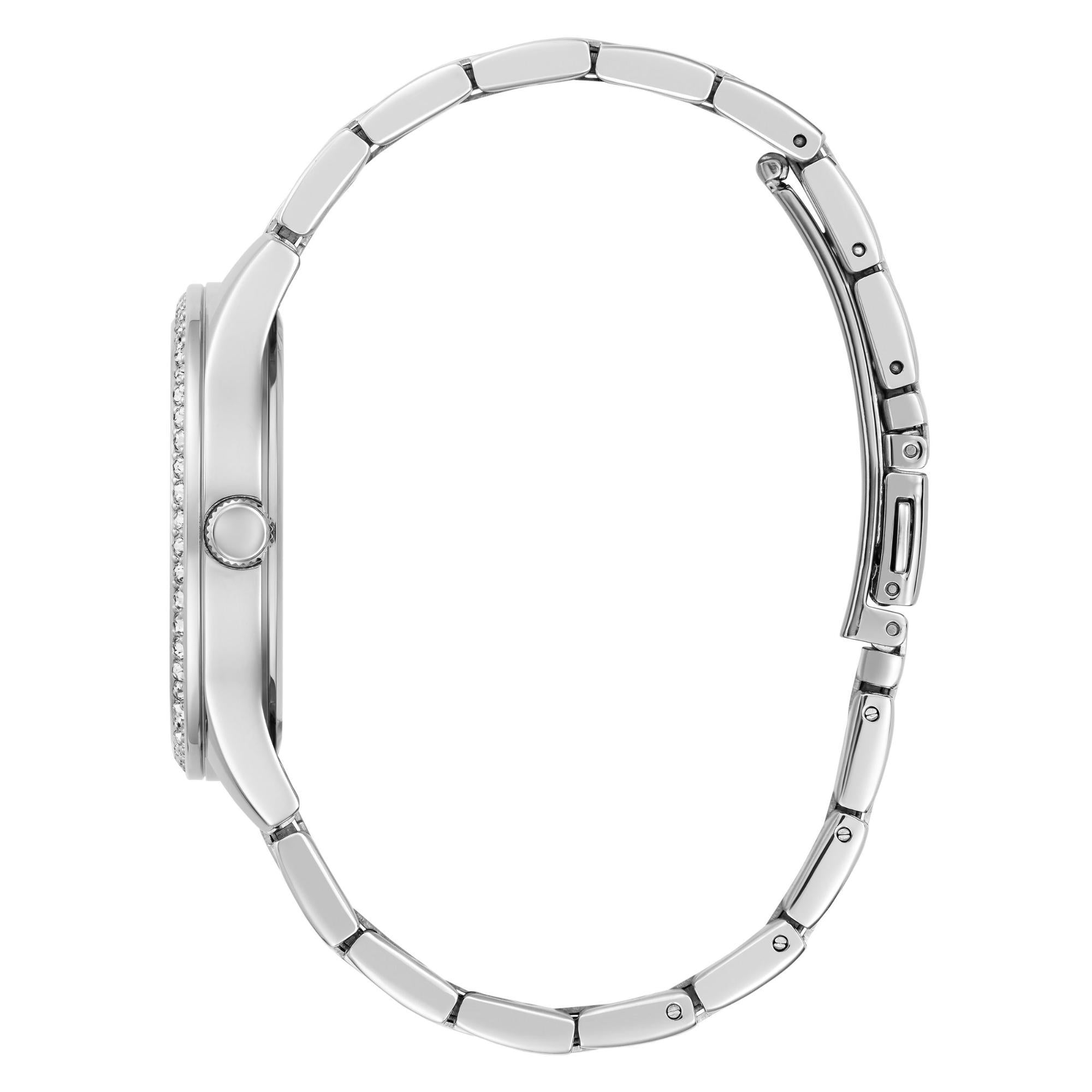 GUESS Silver Dial Analog with Stainless Steel Strap Ladies Watch GW0605L1