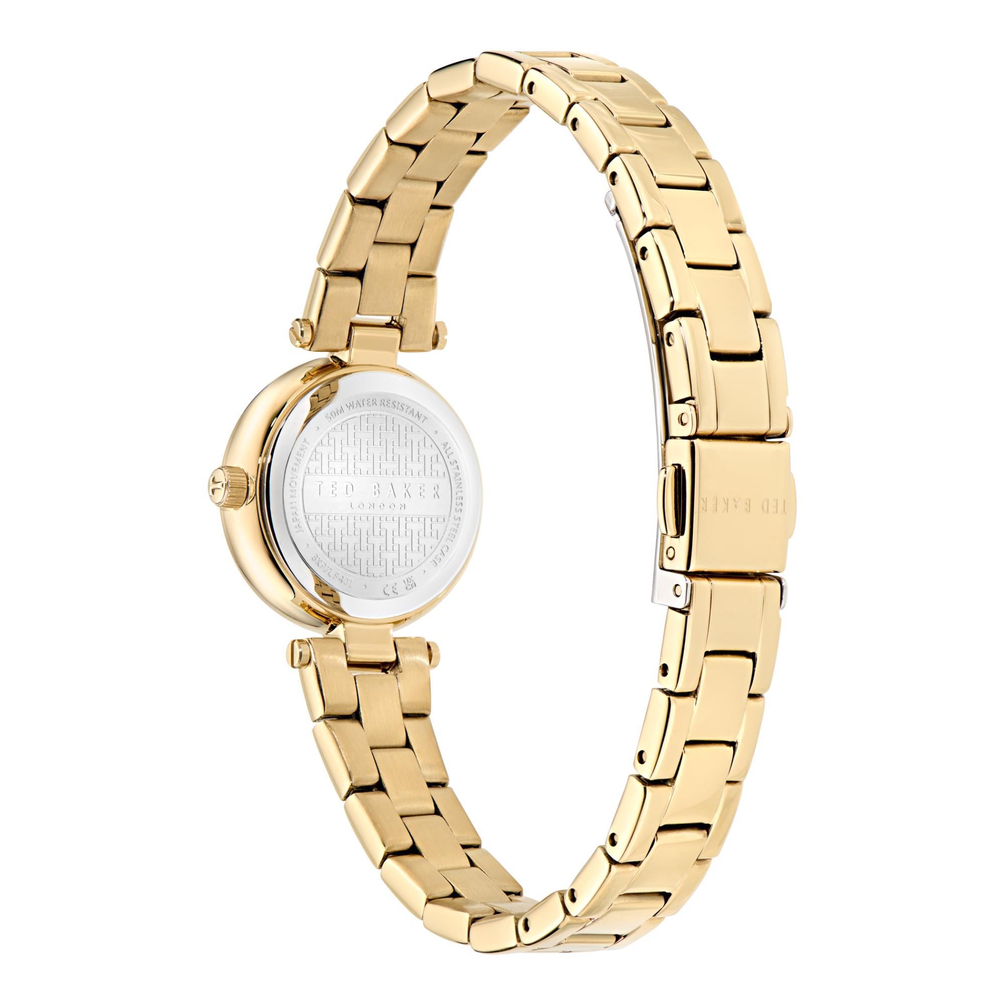 Ted Baker Jolyee Elegant Gold Dial Ladies Watch BKPJLF401