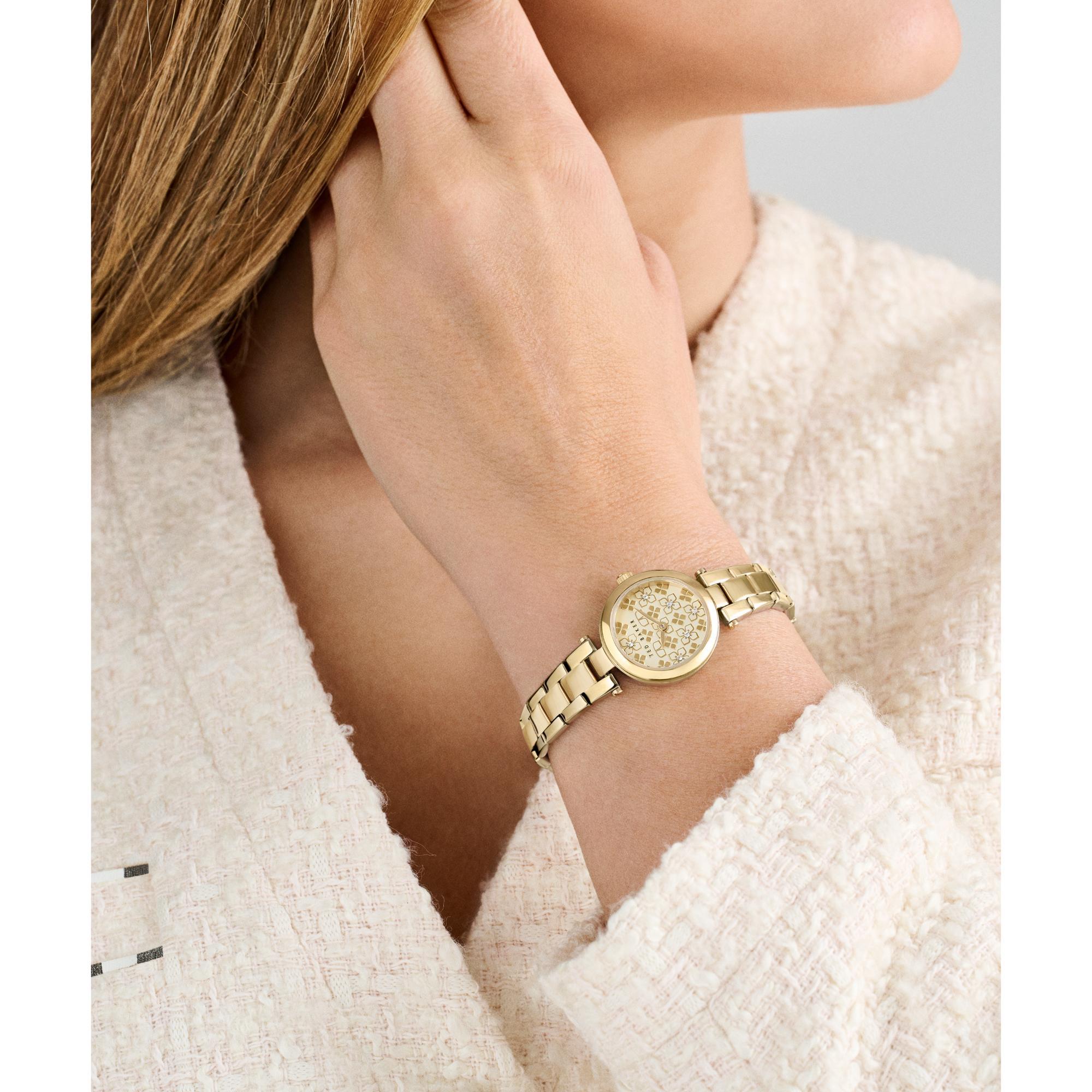 Ted Baker Jolyee Elegant Gold Dial Ladies Watch BKPJLF401