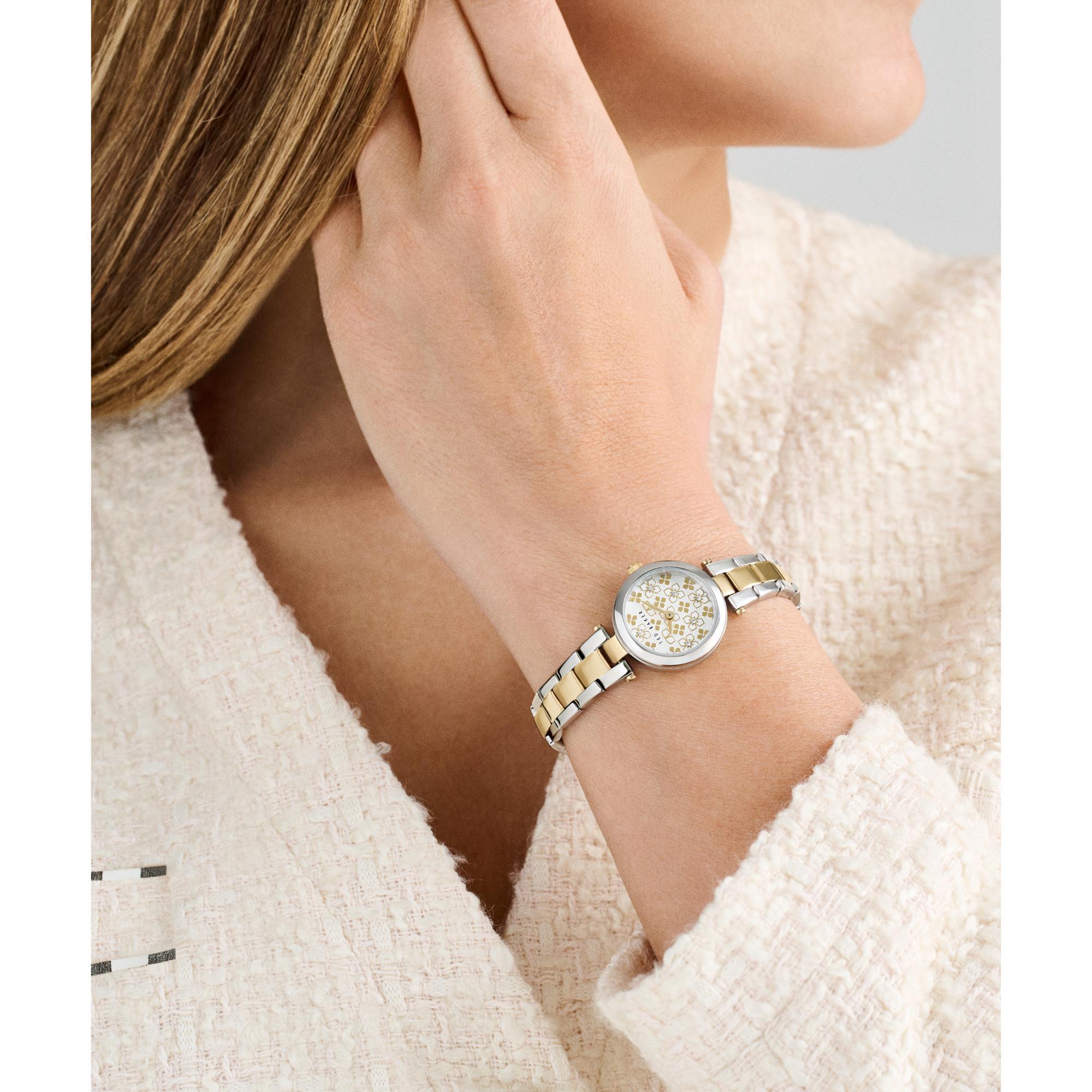 Ted Baker Jolyee Stylish Silver Dial Steel Strap Ladies Watch BKPJLF403