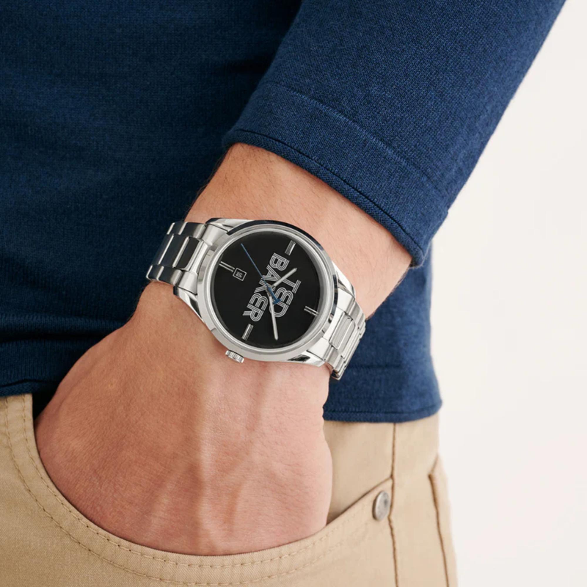 Ted Baker Leytonn Stainless Steel Bracelet Black Dial Men's Watch BKPLTF307