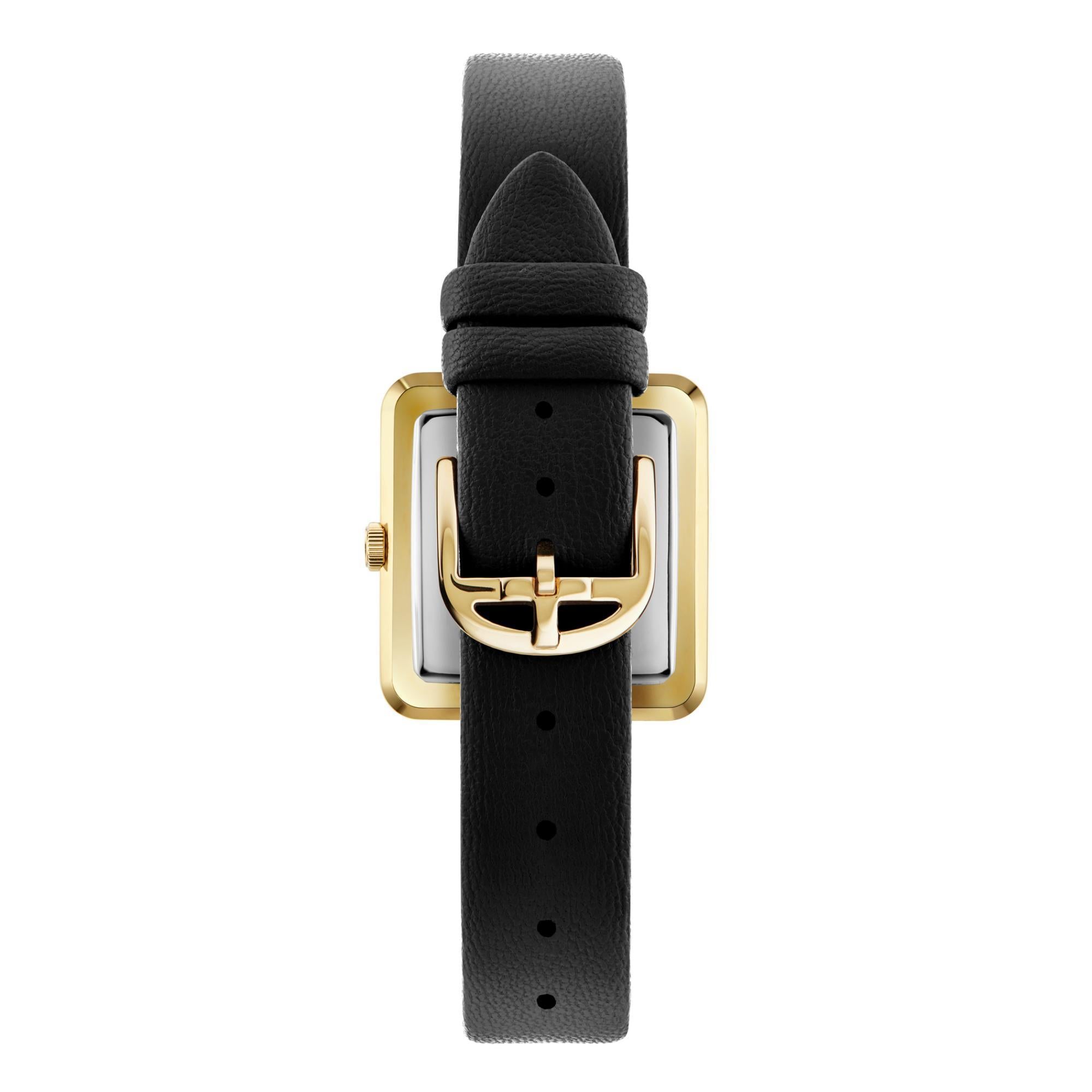 Ted Baker Mayse Black Dial Leather Strap Ladies Watch BKPMSS301