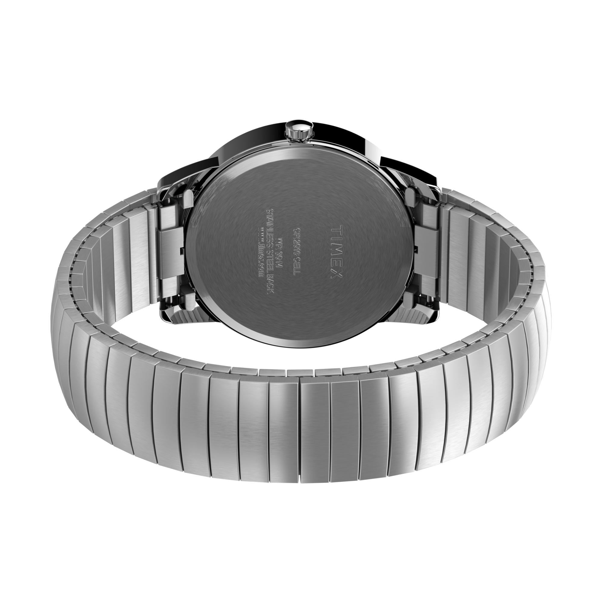 Timex Expedition Band White Dial Stainless Steel Strap Men's Watch T2H451