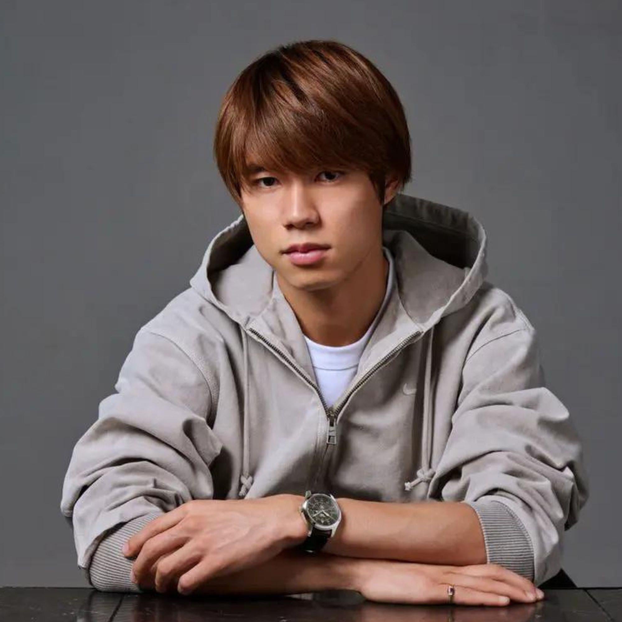 Seiko 5 Sports x Yuto Horigome Limited Edition IV Brown Dial Leather Strap Men's Watch SRPL31K1