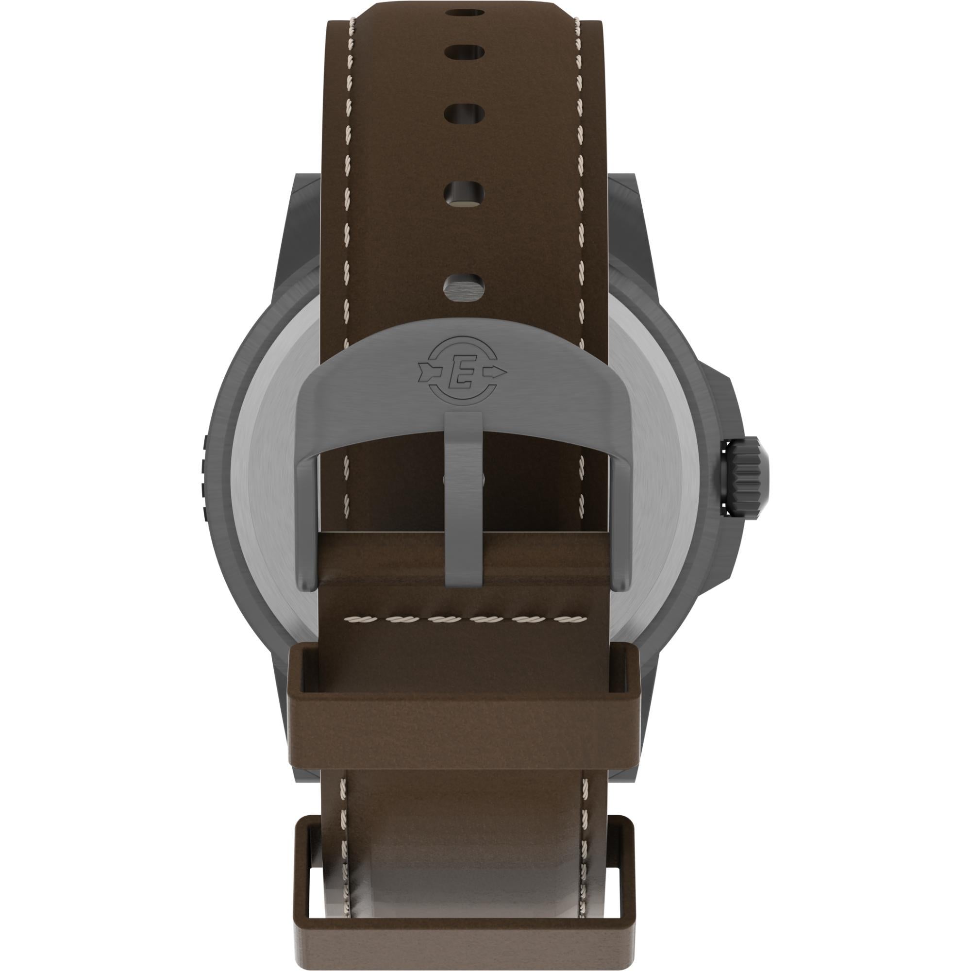 Timex Expedition Rugged Field Beige Dial Brown Leather Strap Men's Watch T49990