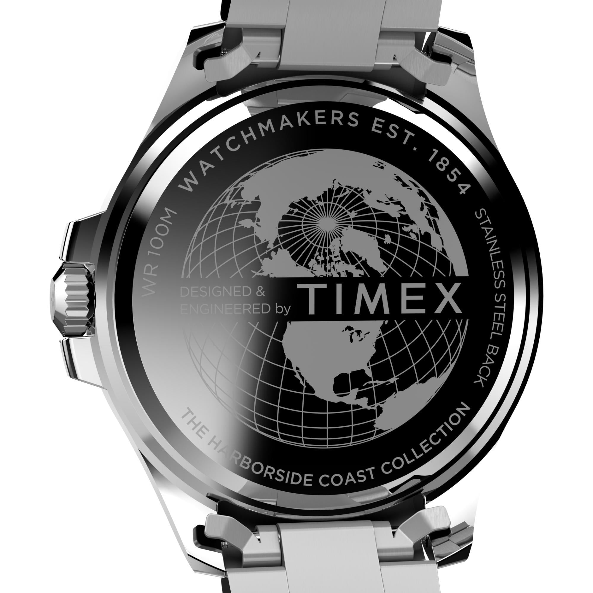 Timex Harborside Coast Green Dial Steel Strap Men's Watch TW2V91900