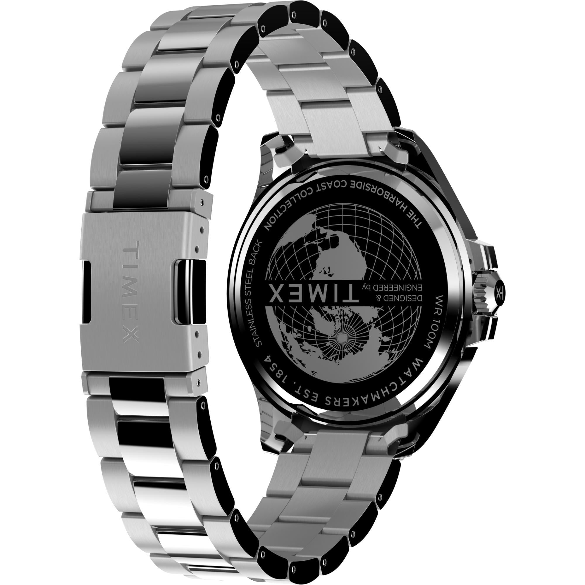 Timex Harborside Coast Green Dial Steel Strap Men's Watch TW2V91900