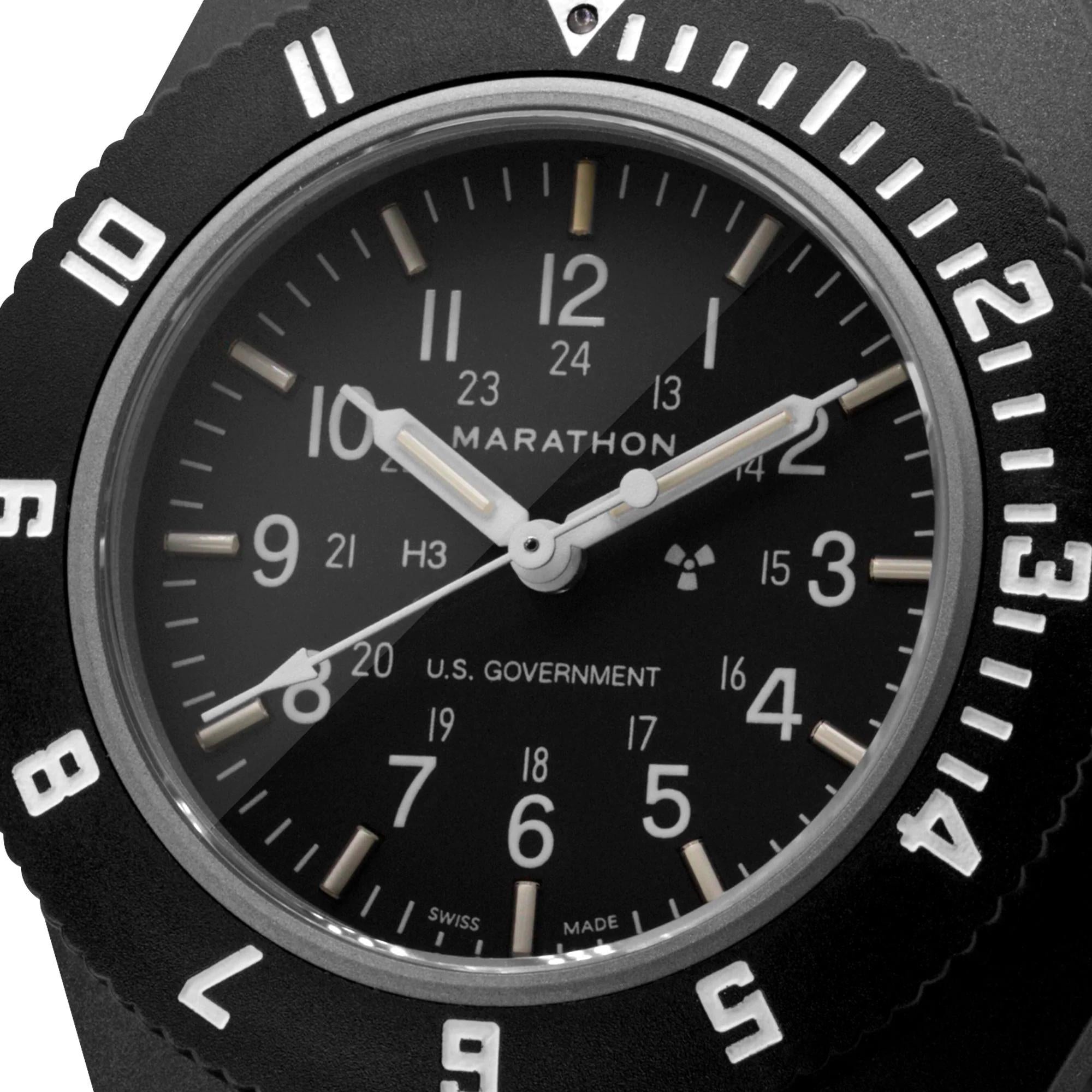 Marathon Pilot's Navigator Quartz Black Dial Men's Watch WW194001BK-0001