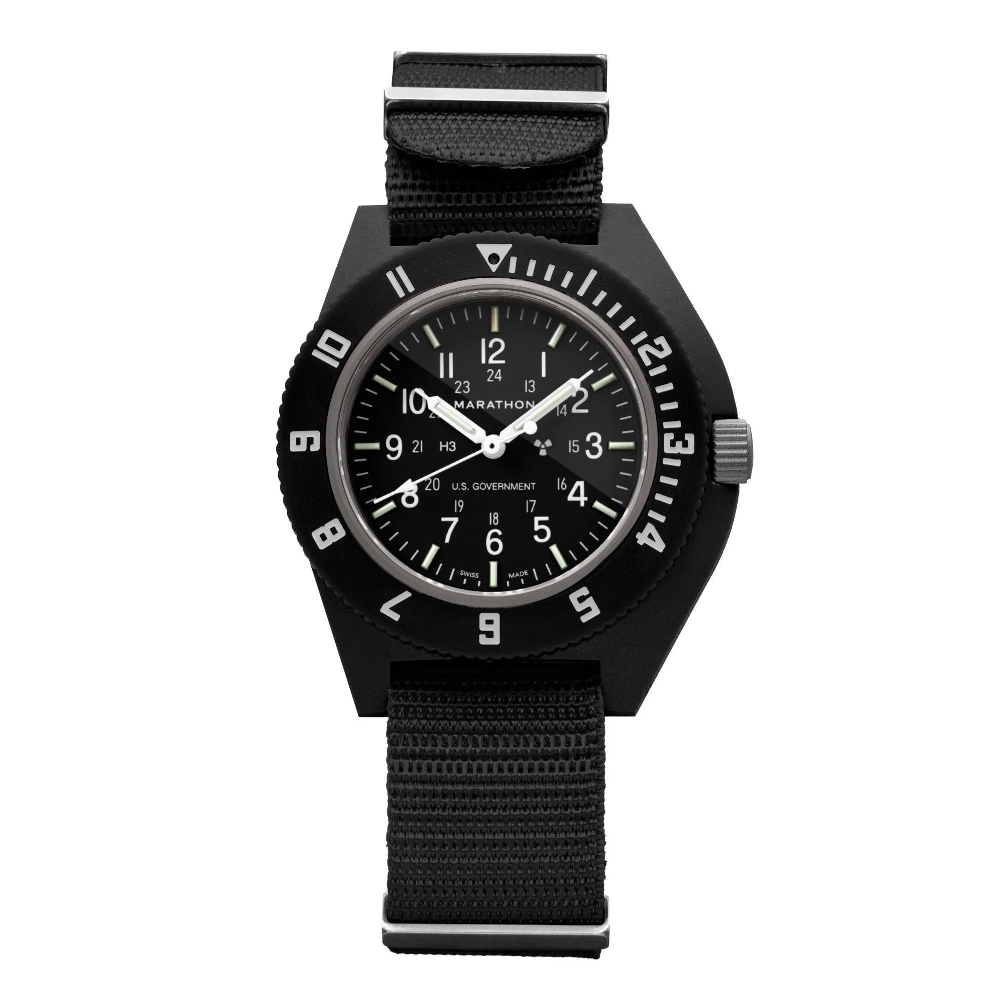 Marathon Pilot's Navigator Quartz Black Dial Men's Watch WW194001BK-0004
