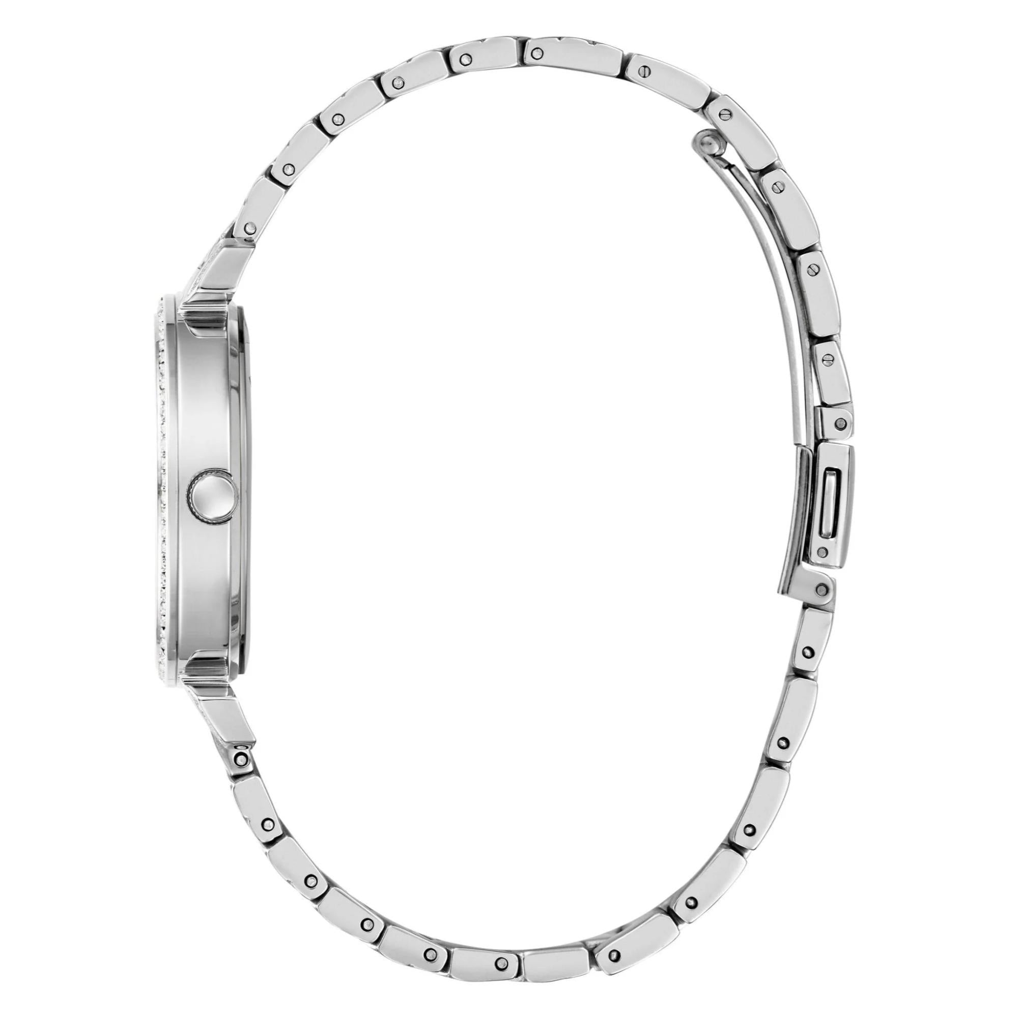 GUESS Enchantment Silver Dial Tone Recycled Steel Ladies Watch GW0763L1