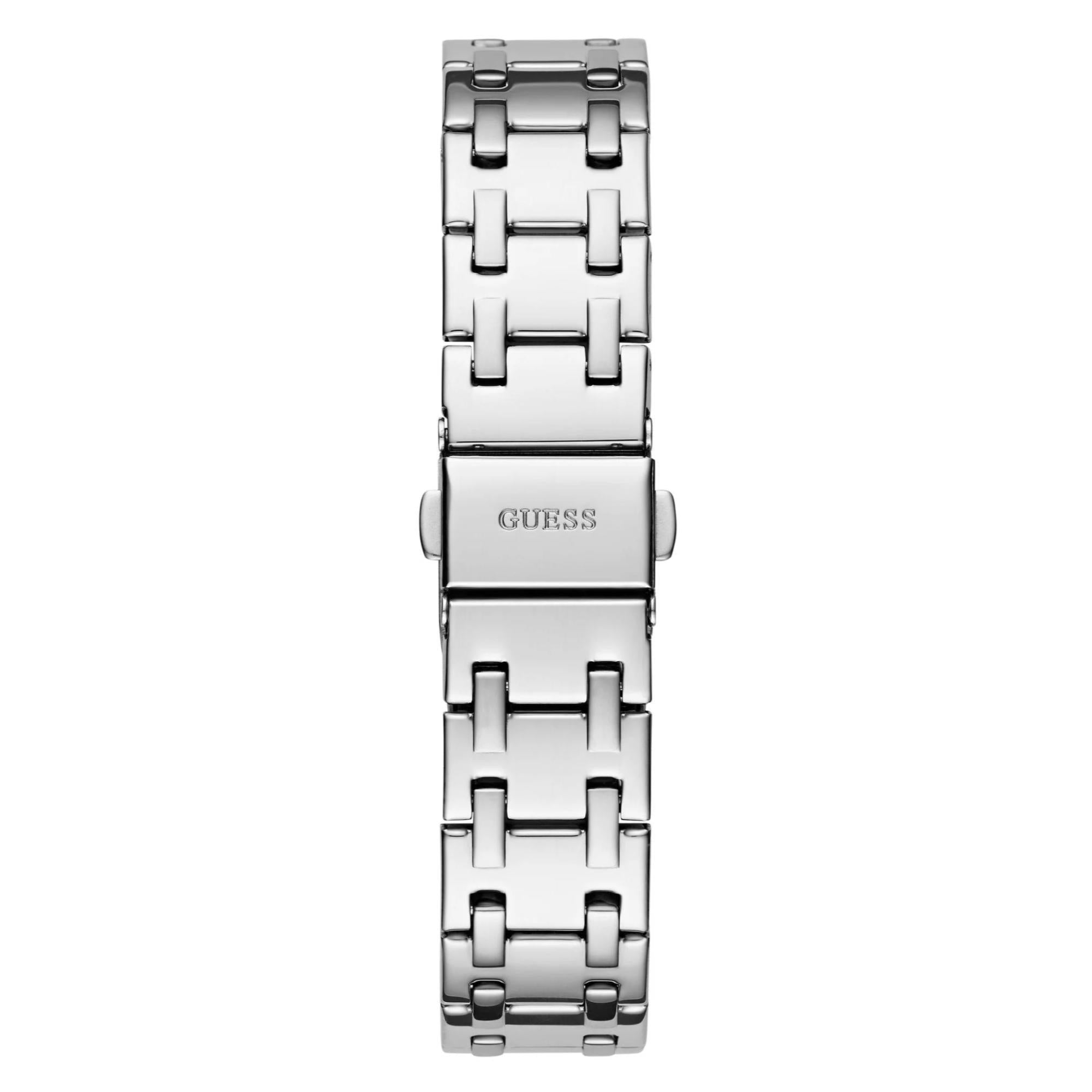 GUESS Silver Tone Analog Blue Dial Ladies Watch GW0770L1