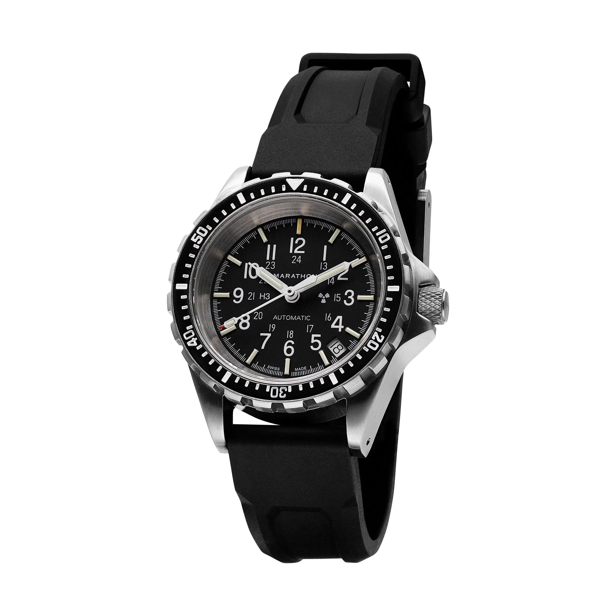 Marathon Medium Diver's Automatic Black Dial Men’s Watch WW194026SS-0130