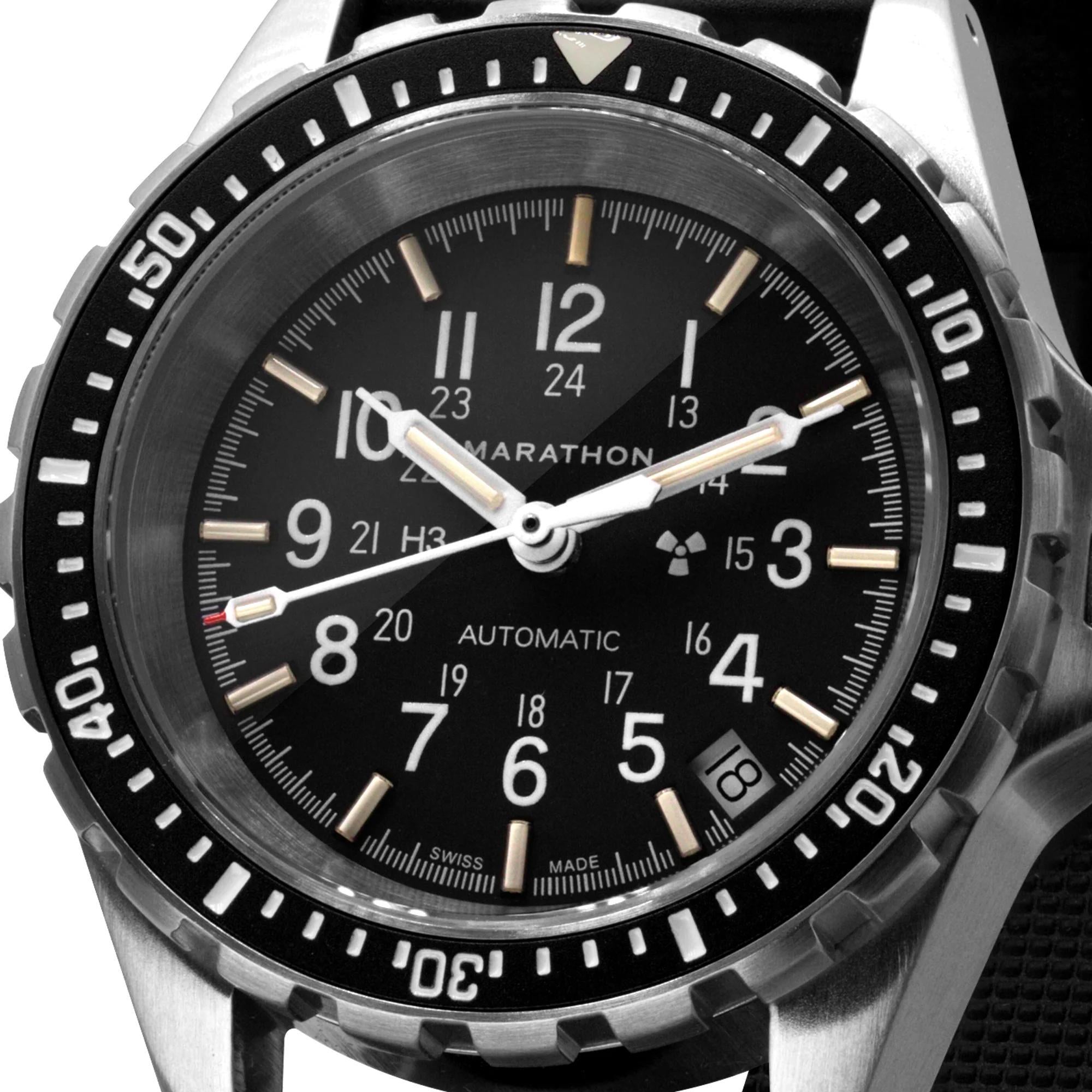 Marathon Medium Diver's Automatic Black Dial Men’s Watch WW194026SS-0130
