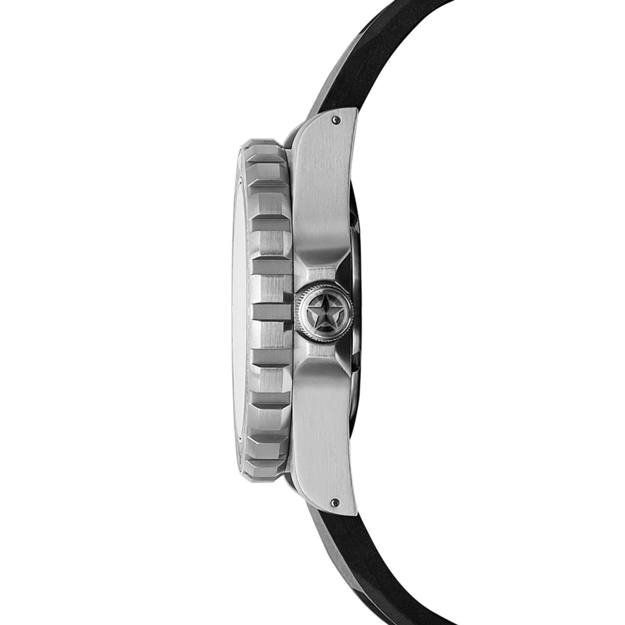 Marathon Jeep® Rubicon Diver's Automatic Stainless Steel Black Dial Men's Watch (GSAR) WW194006SS-4101