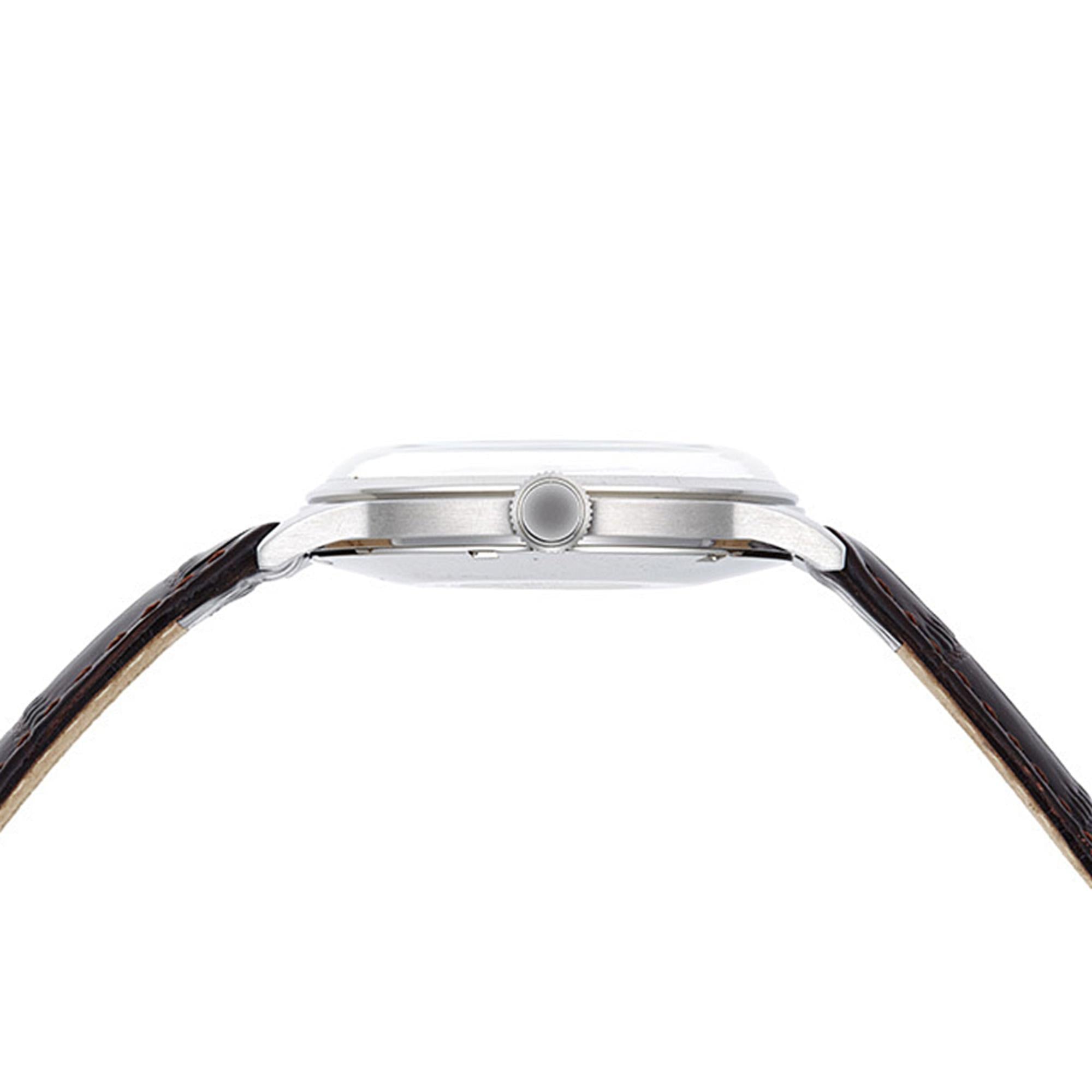 Orient Bambino II Classic Vintage Style Automatic Champagne Dial Leather Strap Men’s Dress Watch TAC00009N0