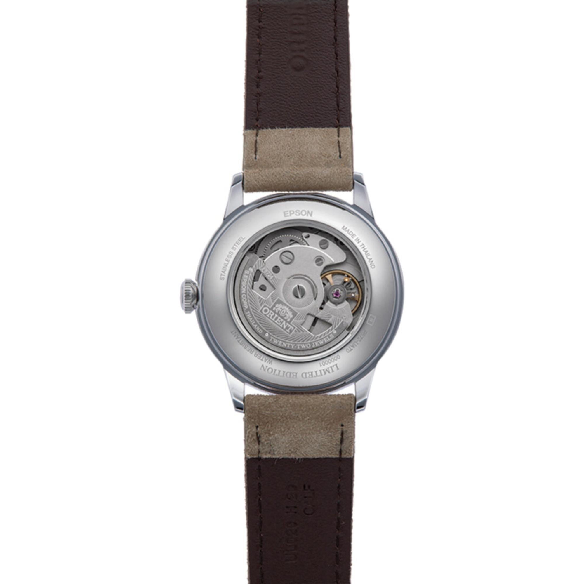 Orient Bambino Classic Vintage Style Automatic Grey Dial Men's Dress Watch RA-AC0M13N30B