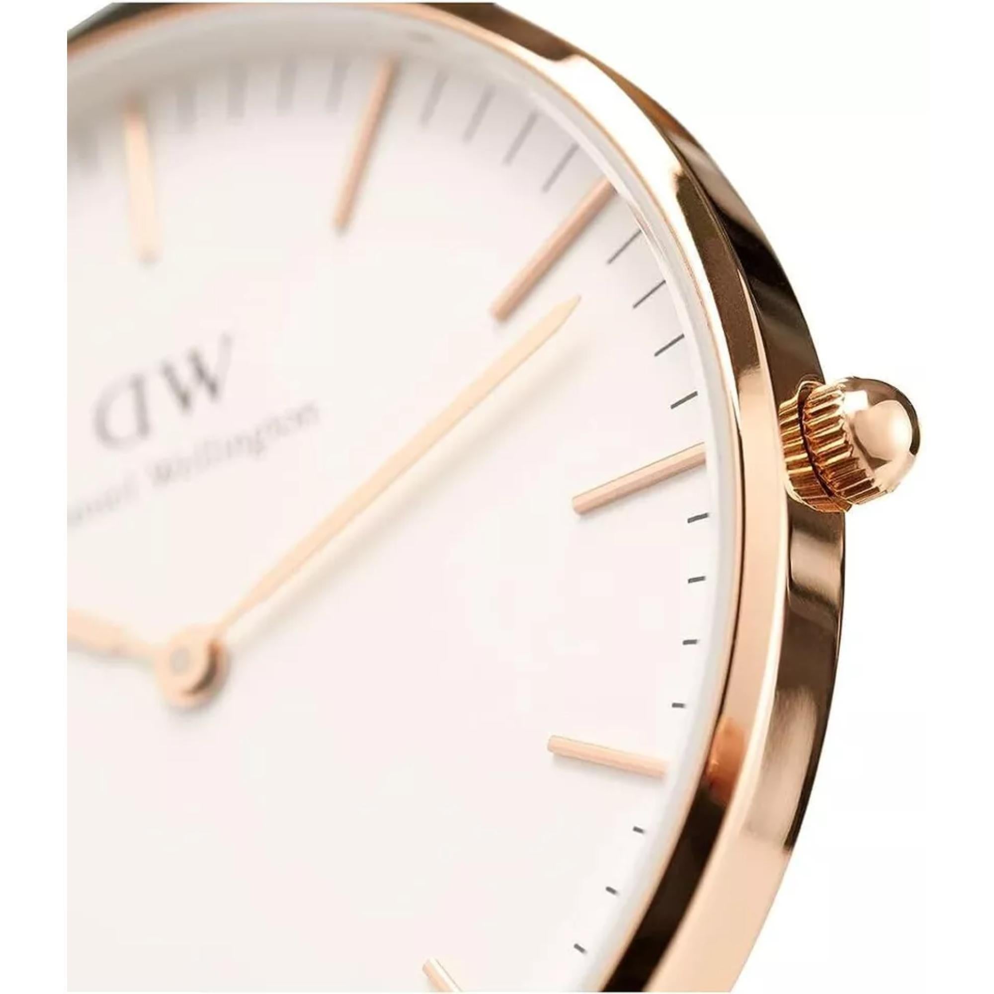 Daniel Wellington Classic Canterbury with Nylon Strap White Dial Men’s Watch (0502DW) DW00100030