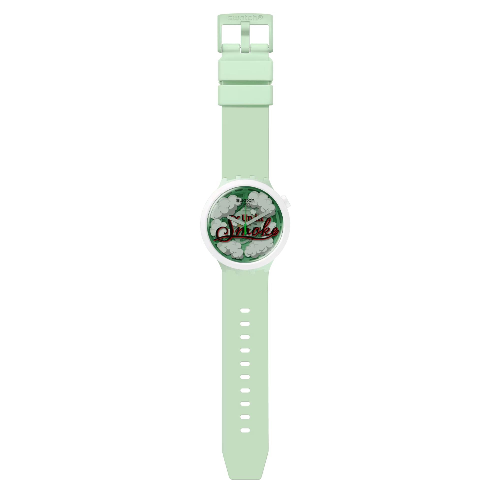 Swatch Big Bold Up in Smoke Cheech & Chong Unisex Watch SB03Z103