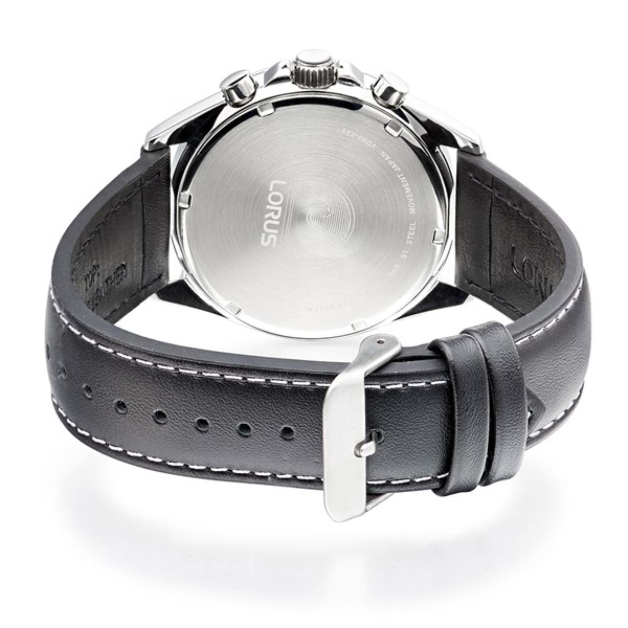 Lorus Sports Chronograph Greyish Blue Sunray Dial Men's Watch RT341KX9