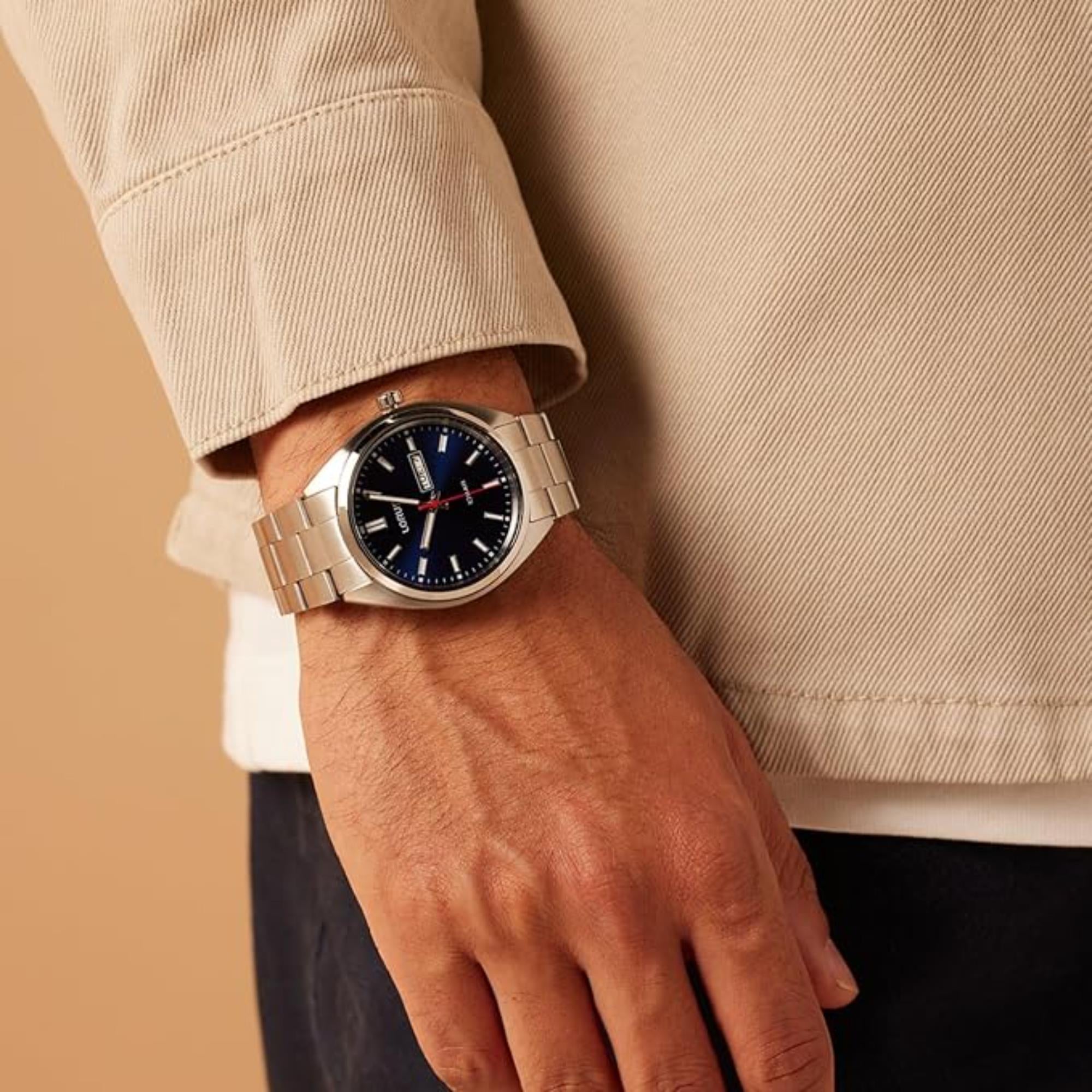 Lorus Sports Analog Quartz Dark Blue Dial Gradation Men's Watch RH365AX9