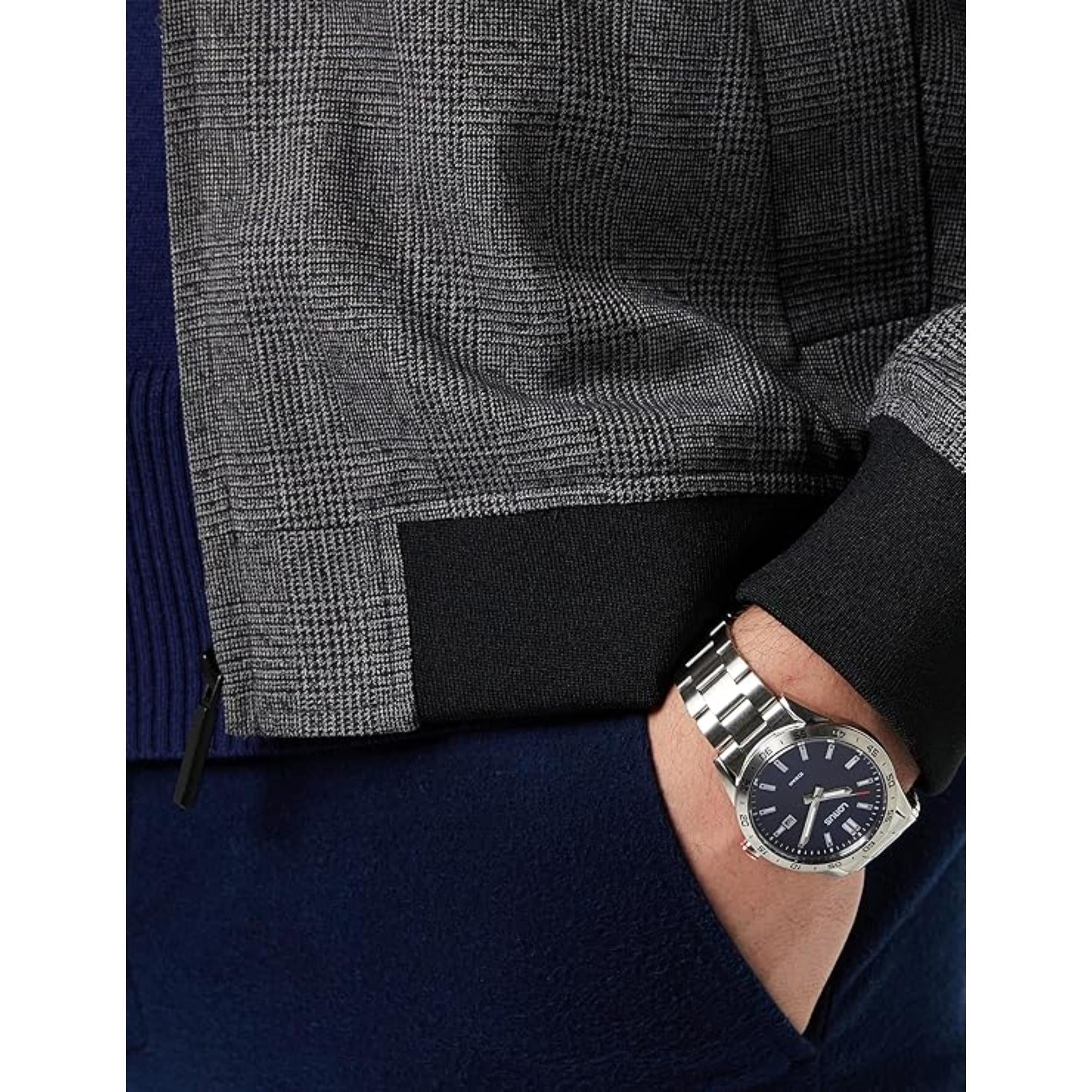 Lorus Sports Quartz Blue Sunray Dial Stainless Steel Men's Watch RH961NX9