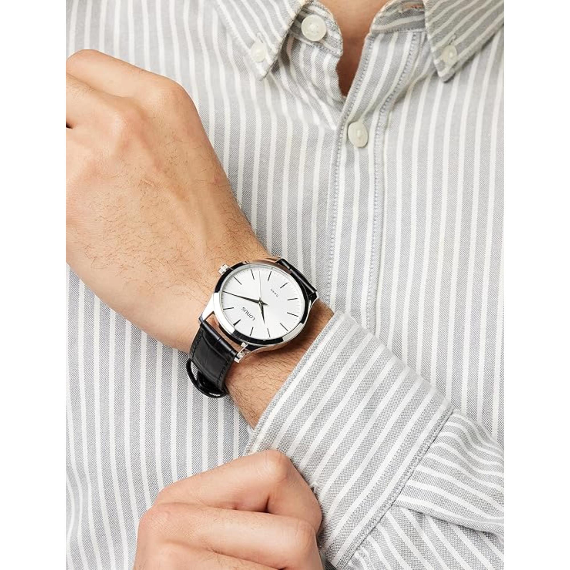 Lorus Classic Silver Sunray Dial Men's Watch RRX73HX9